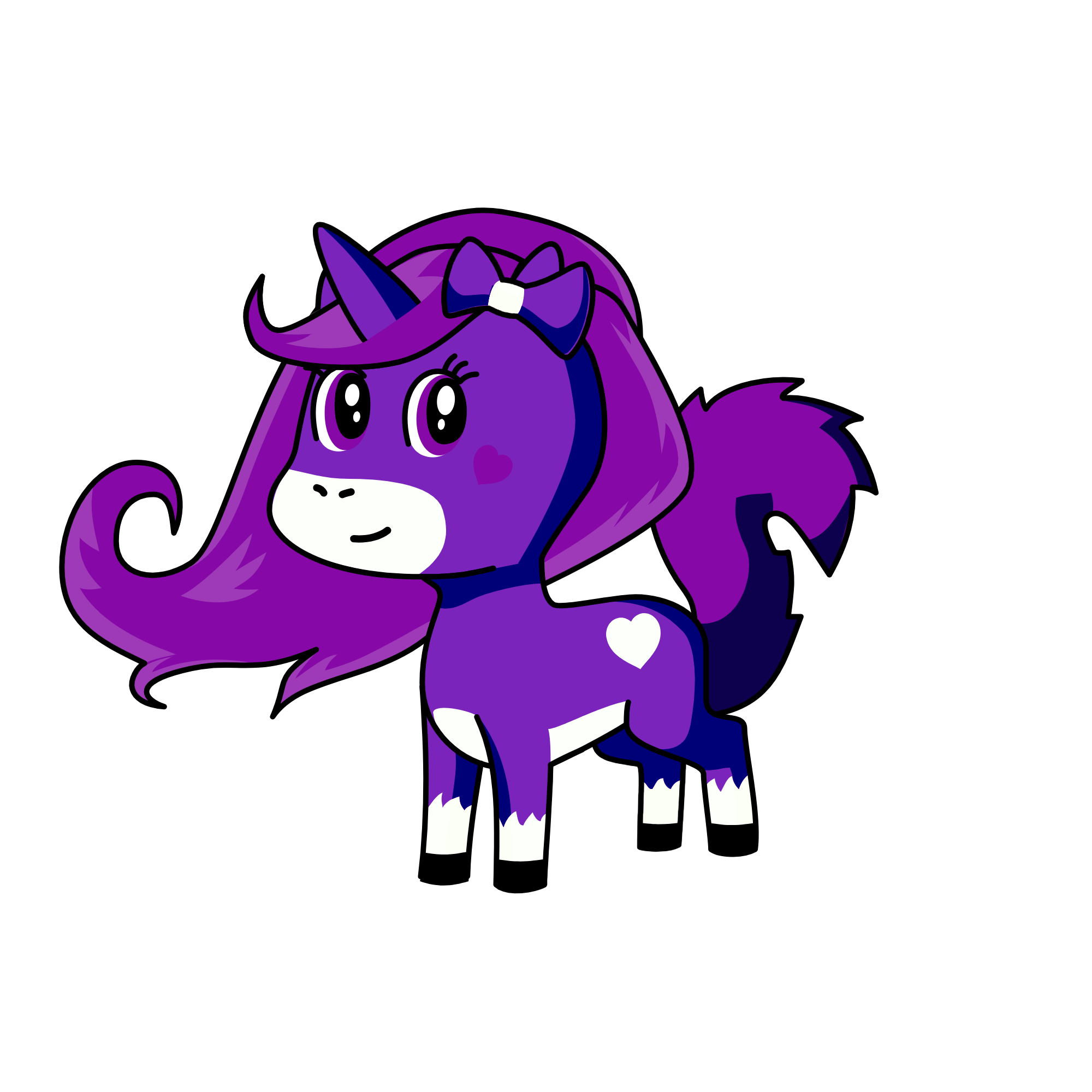 Twilight Sparkles friend, the unicorn