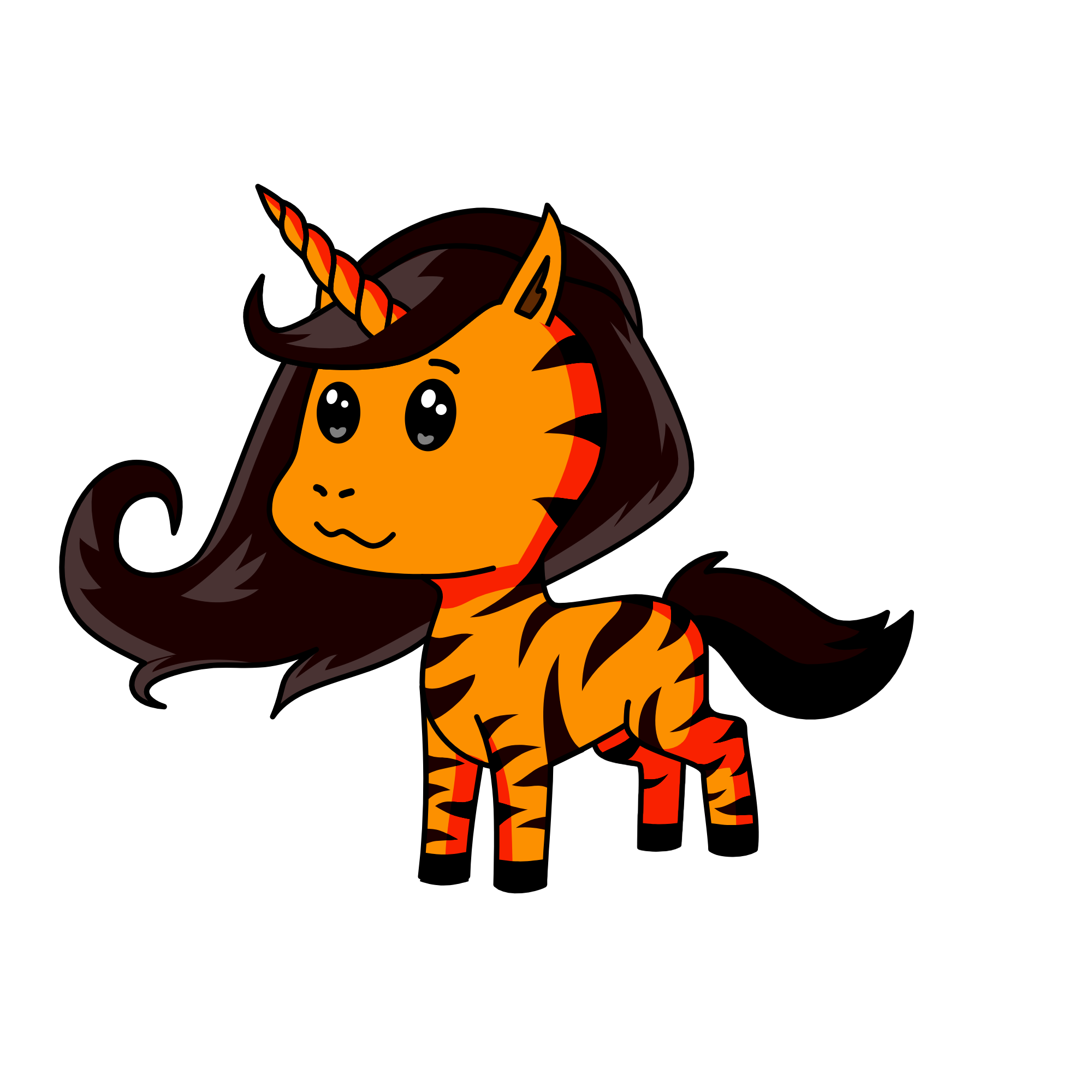 tiger , the unicorn