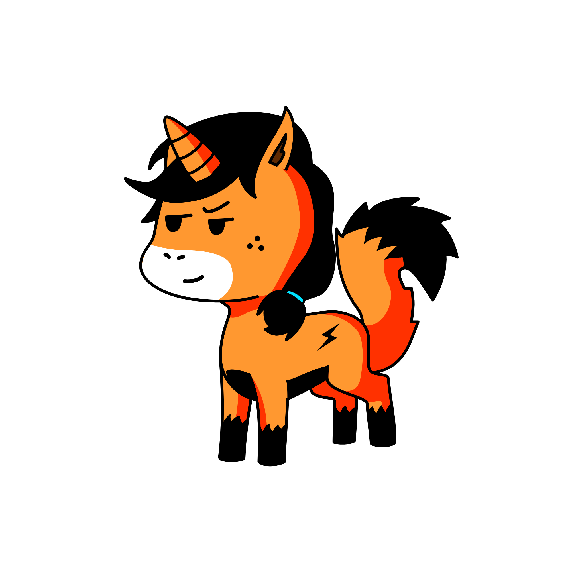 Pumpkin, the unicorn