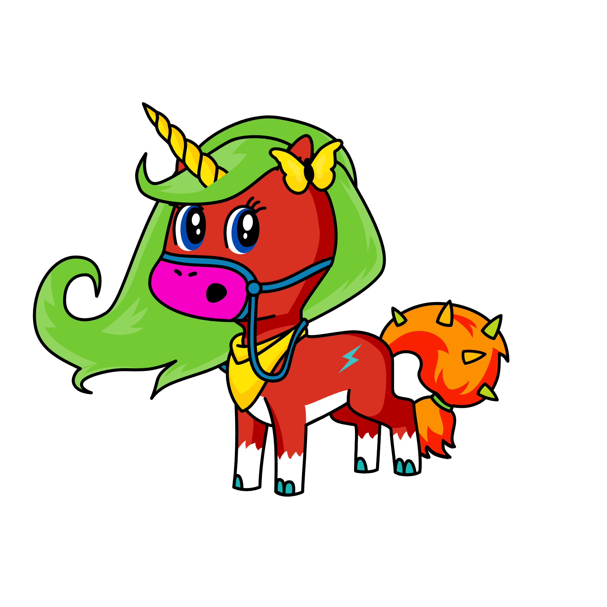 Cutie, the unicorn