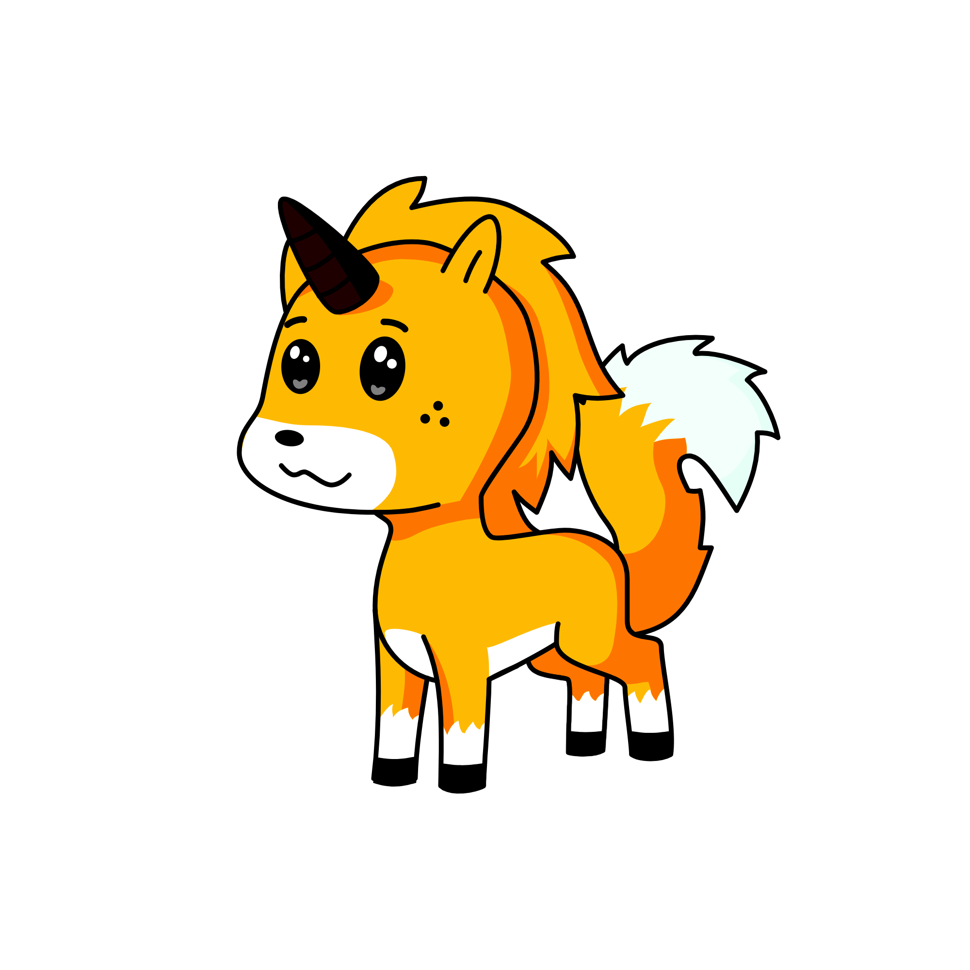 Fox, the unicorn