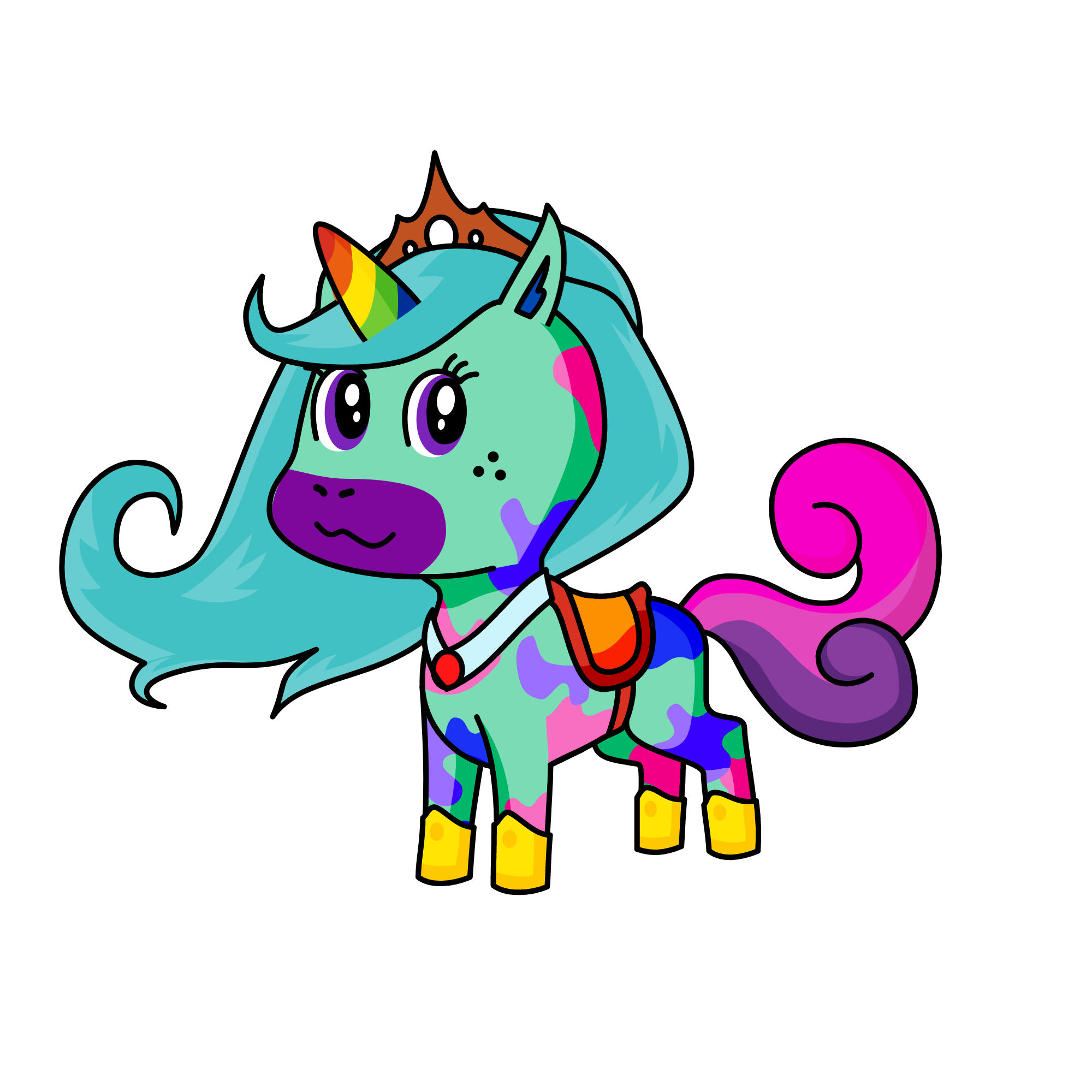 frizzle, the unicorn