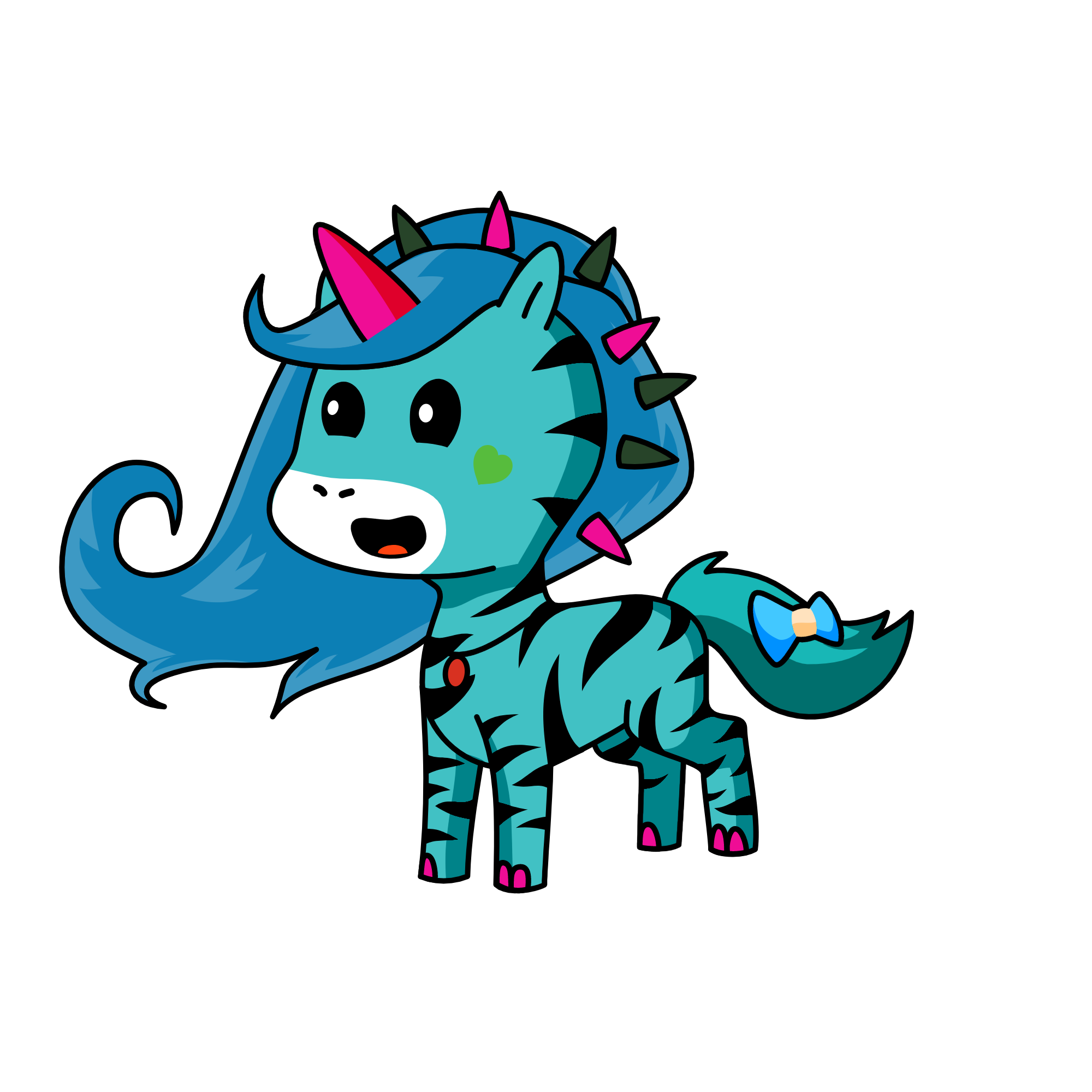 Courage, the unicorn