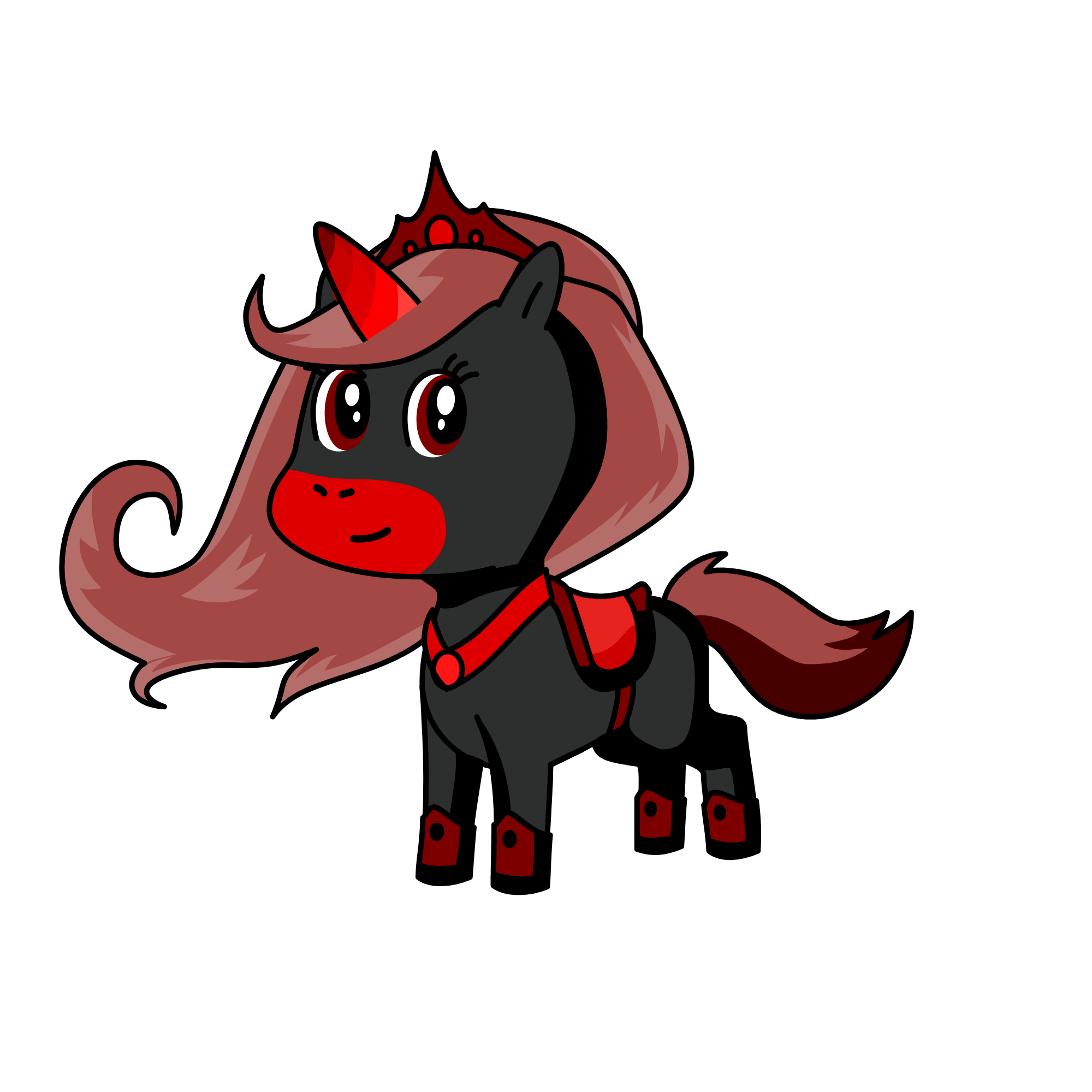 Devily, the unicorn