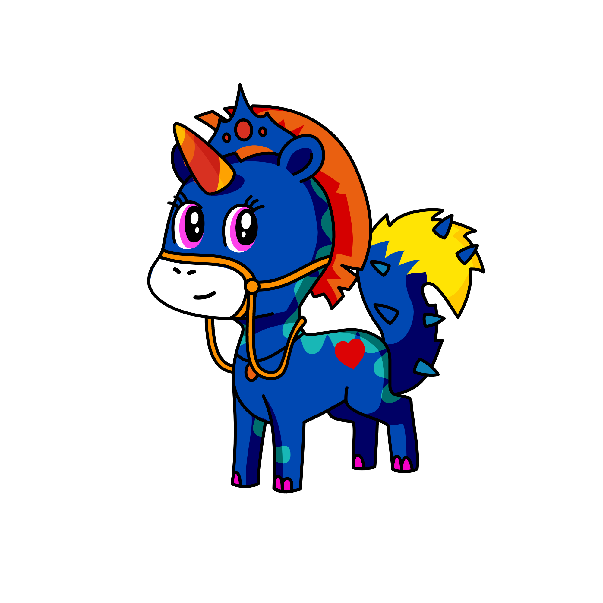 poopoohead, the unicorn