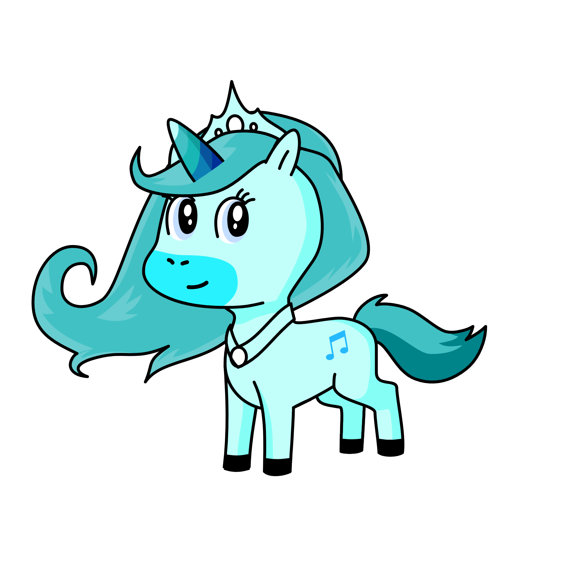 Snowy, the unicorn
