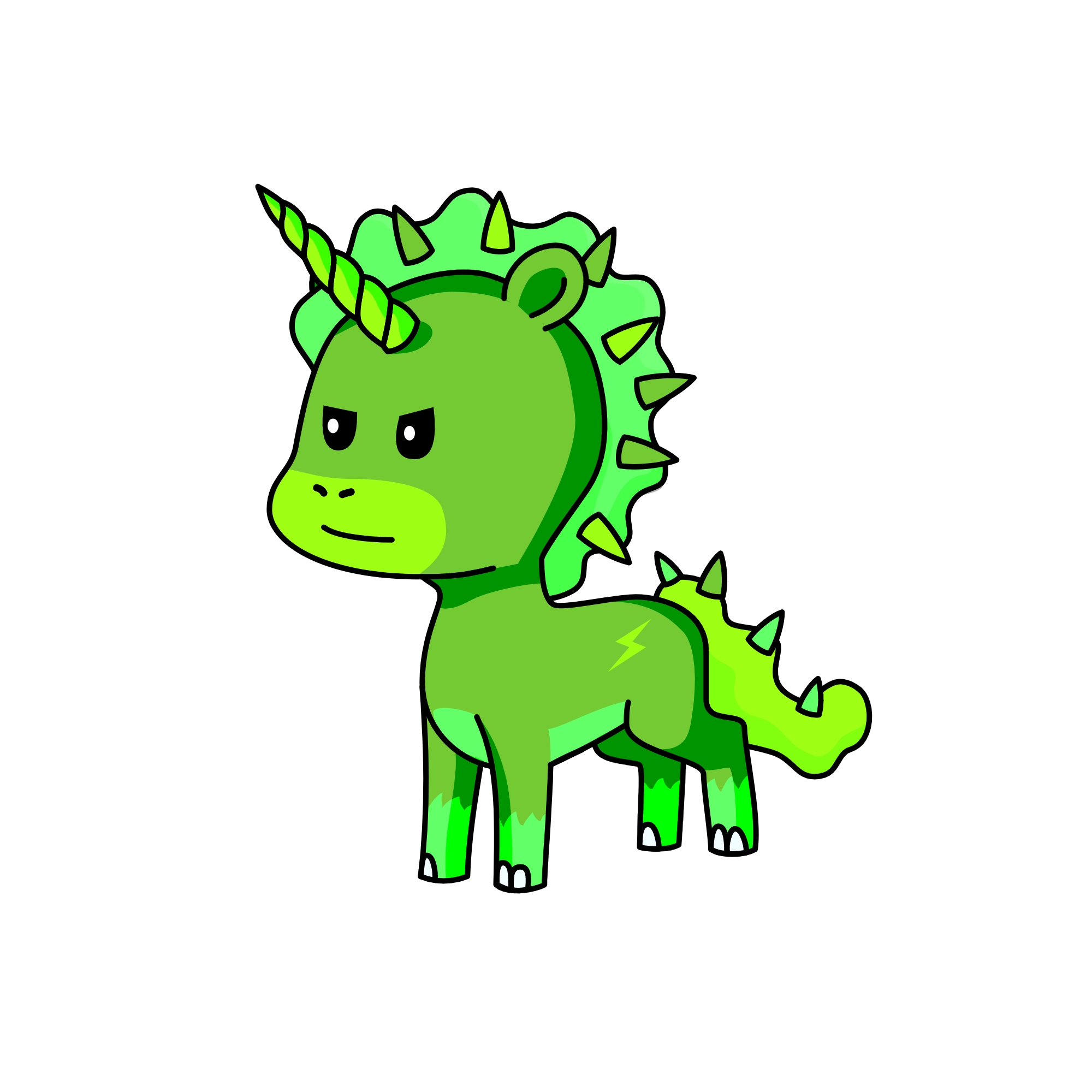 Dino, the unicorn