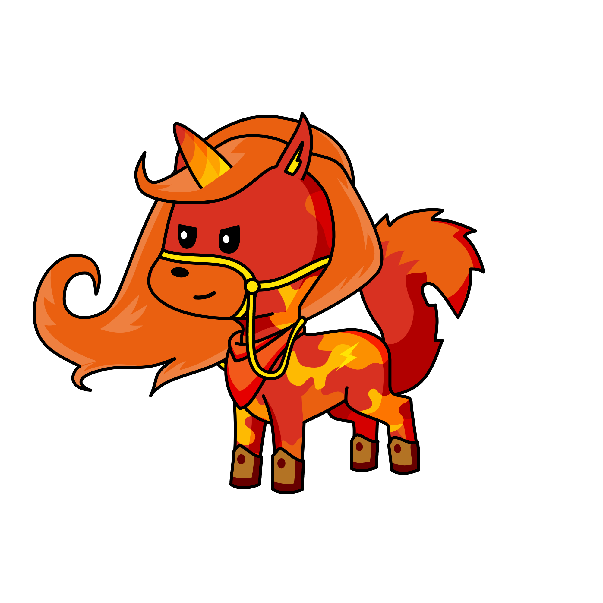 Fire, the unicorn
