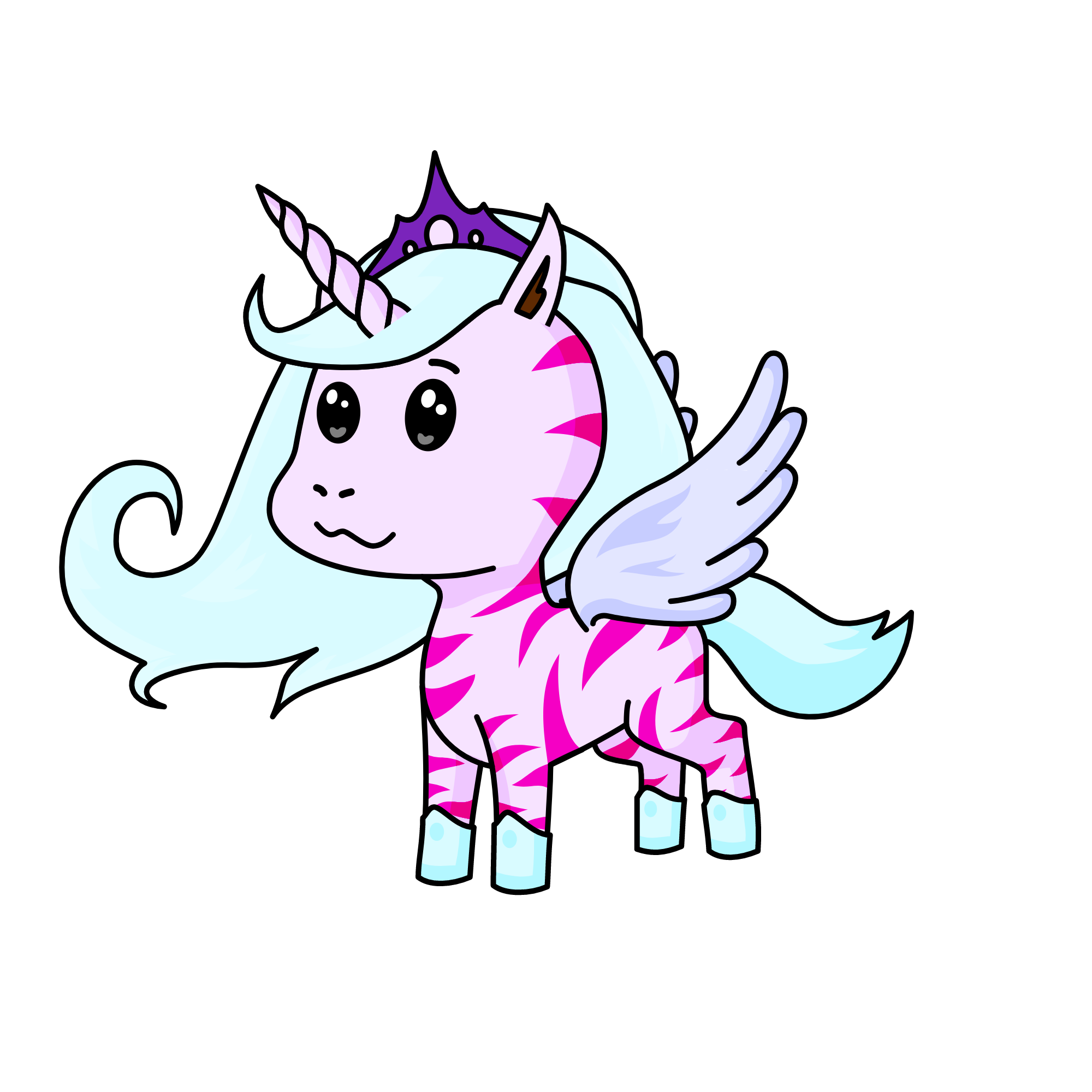 frosty girl , the unicorn