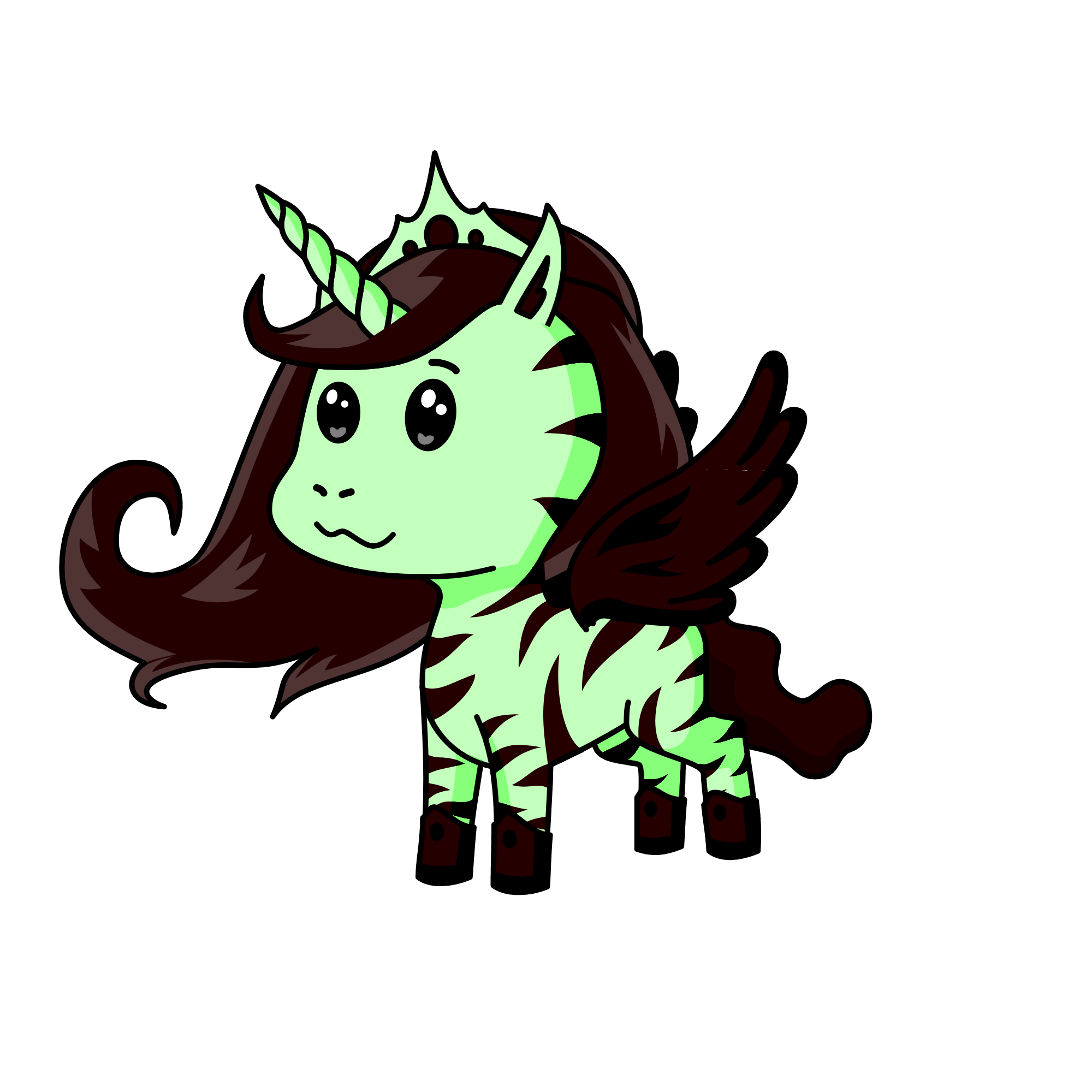 mint choacholet chip, the unicorn