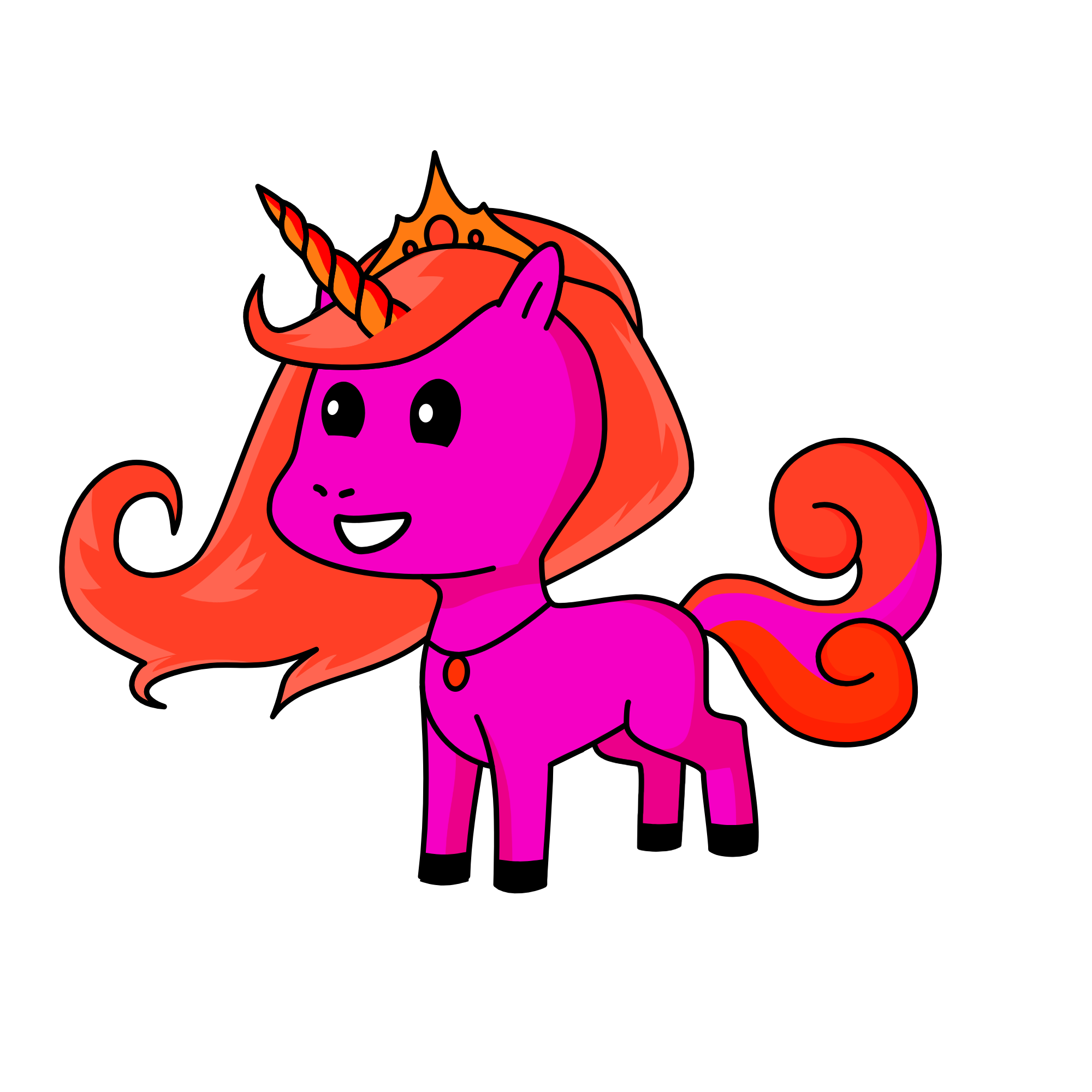 Princess Cherry, the unicorn