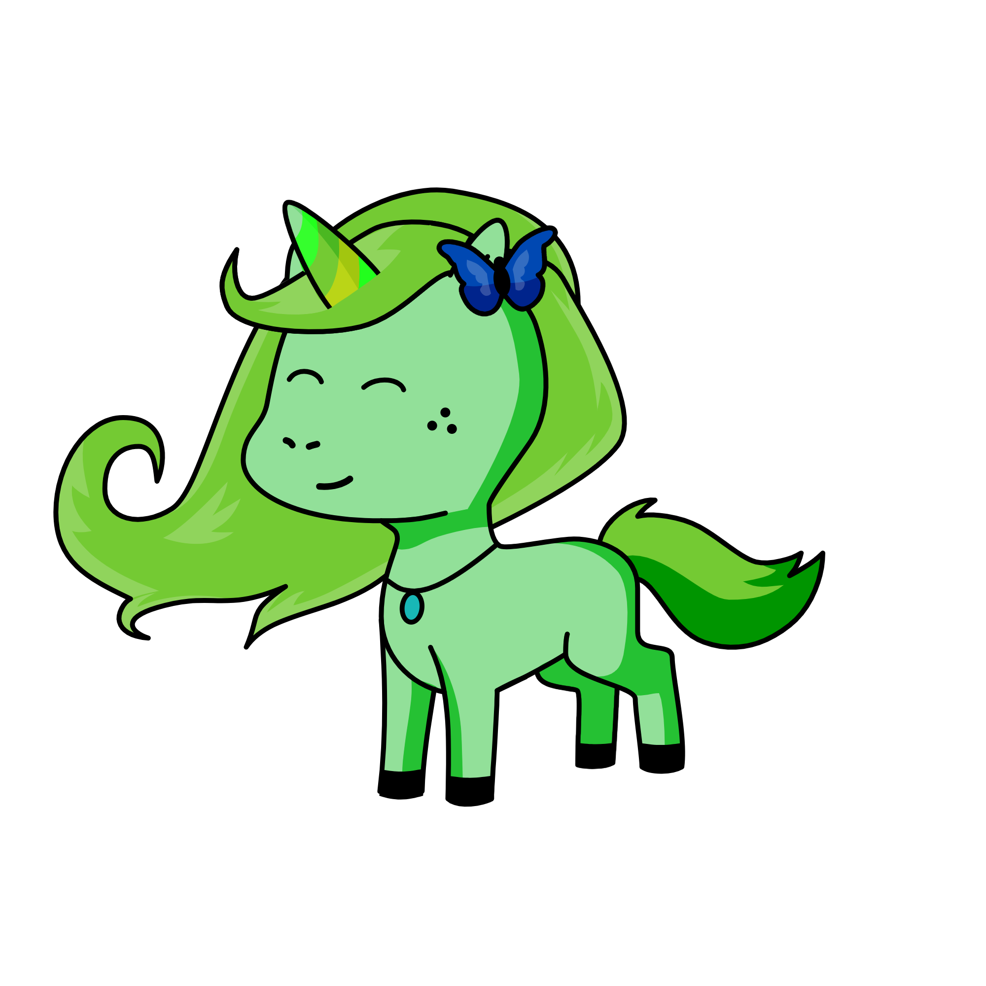 Goltity, the unicorn