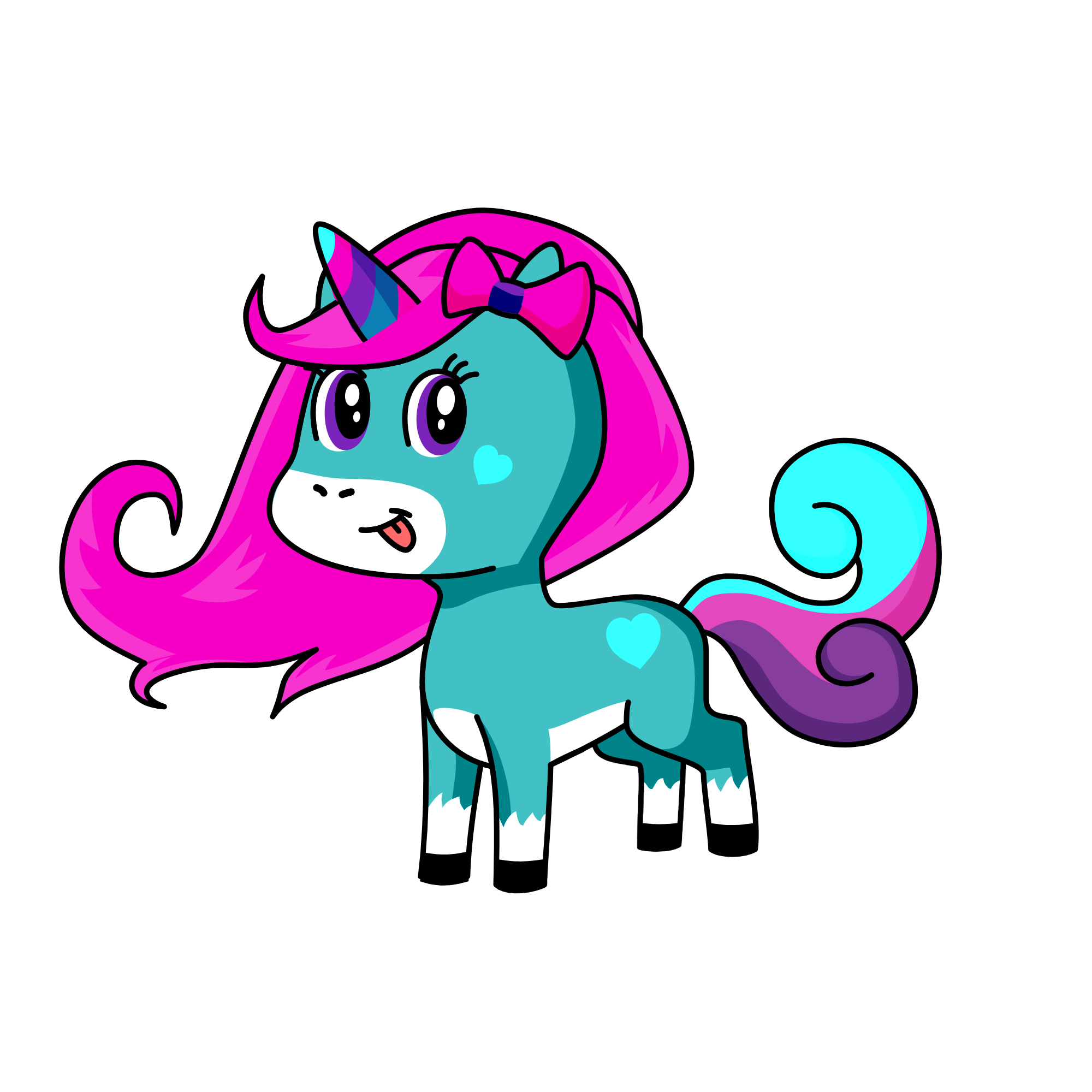 Victoria, the unicorn