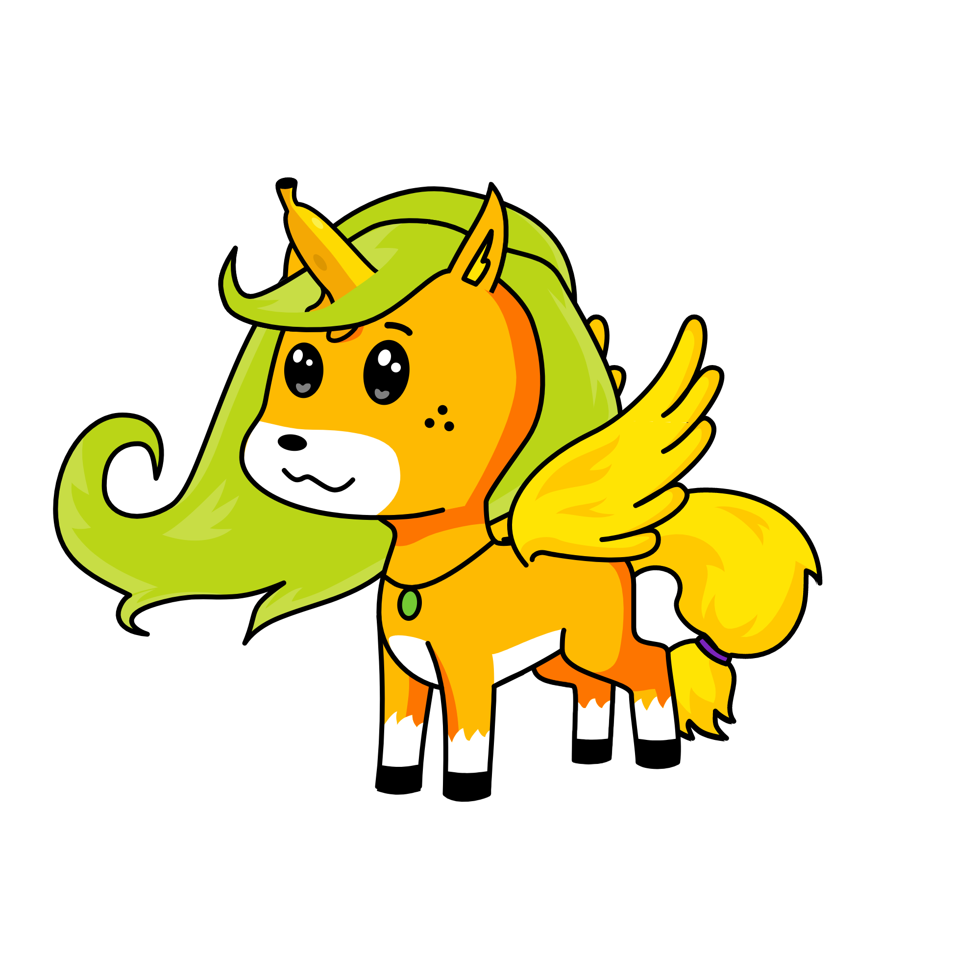 bannana, the unicorn