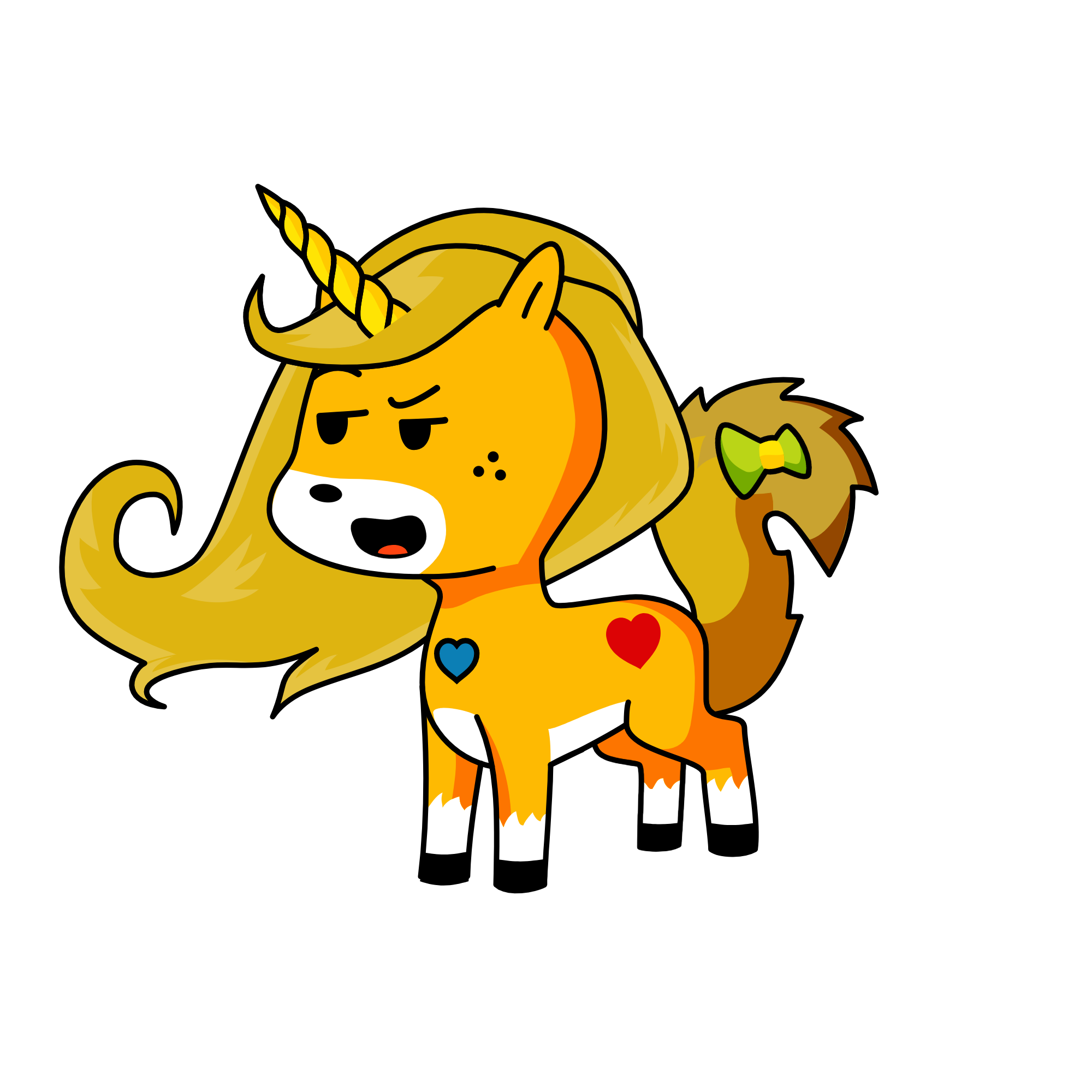 Sun, the unicorn