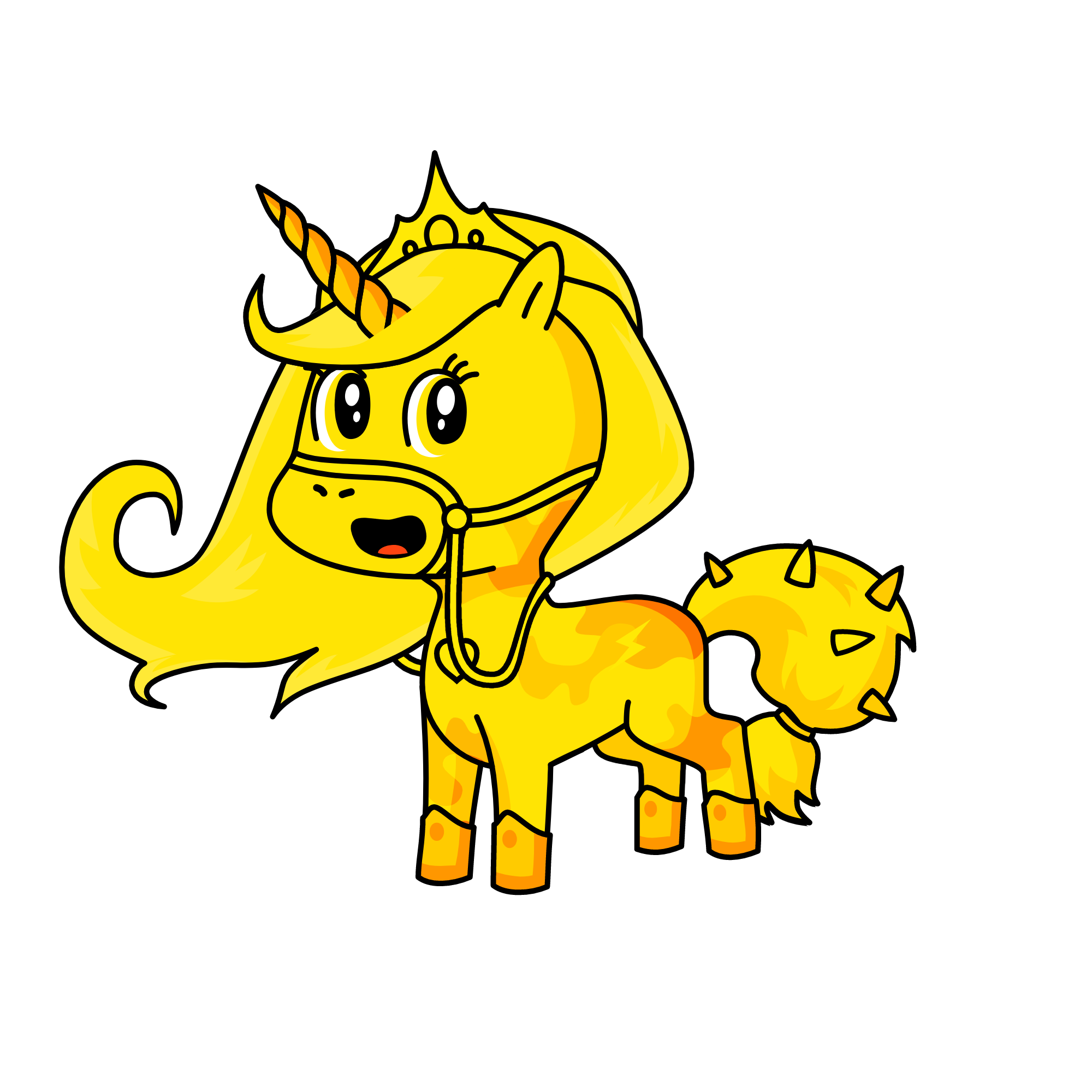Helga Hufflepuff, the unicorn
