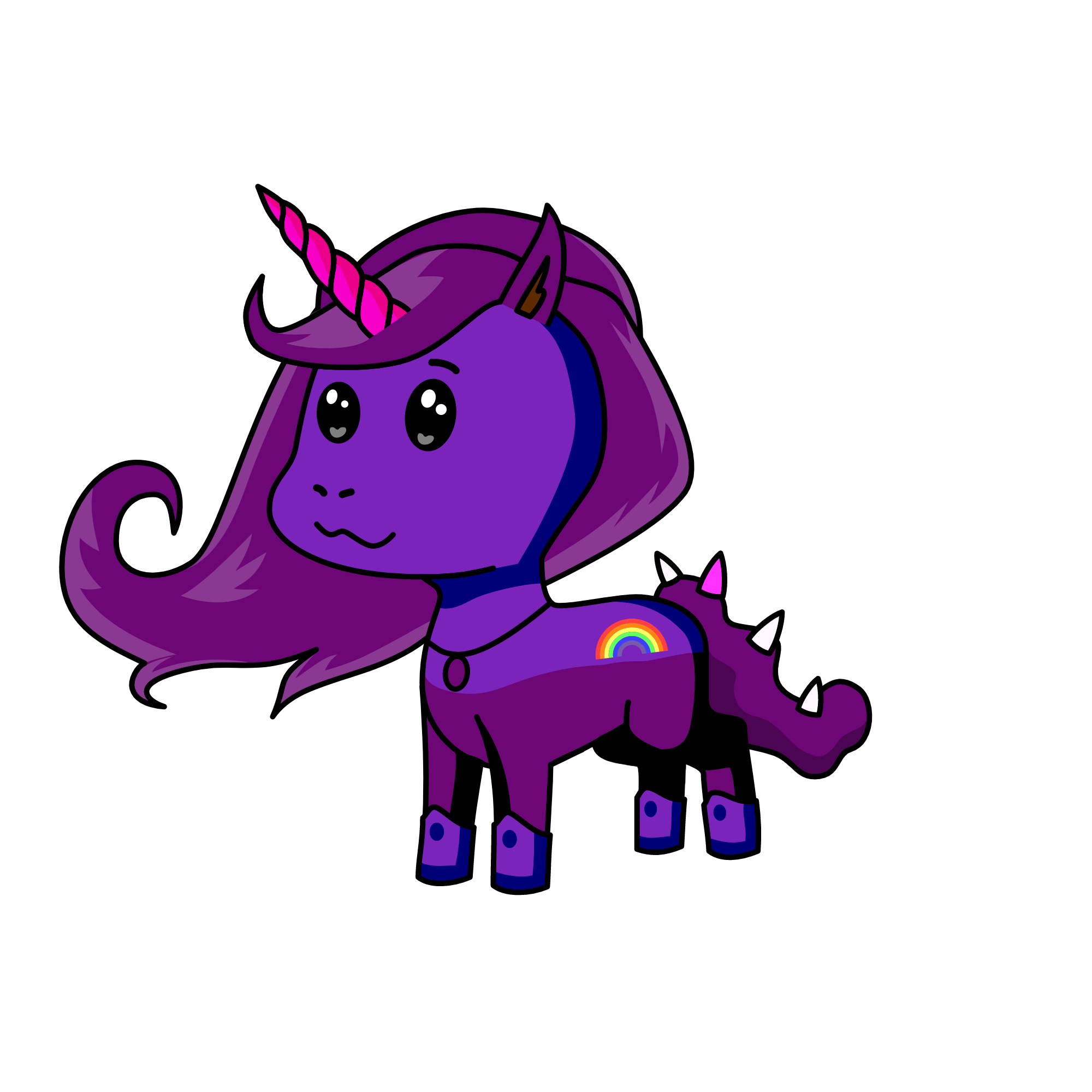 This unicorn is awesome, the unicorn
