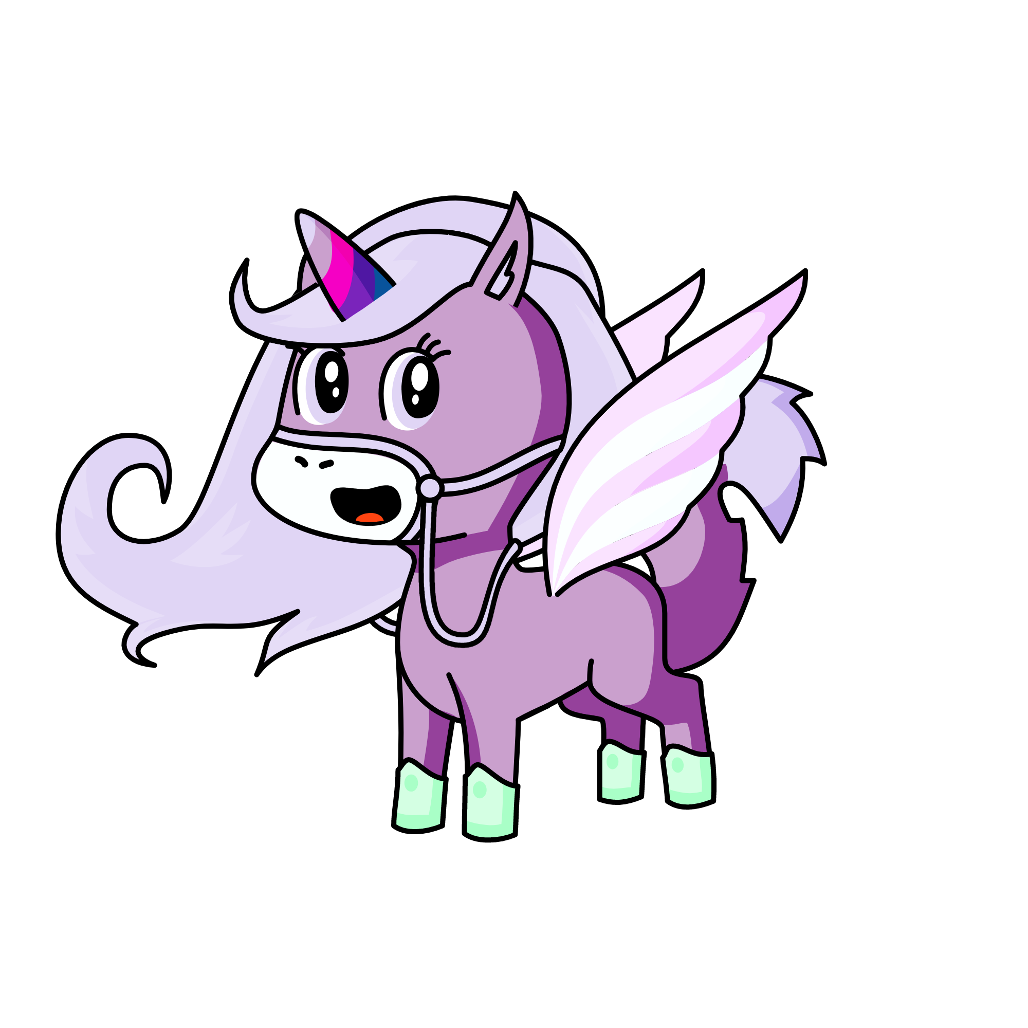 Misty, the unicorn