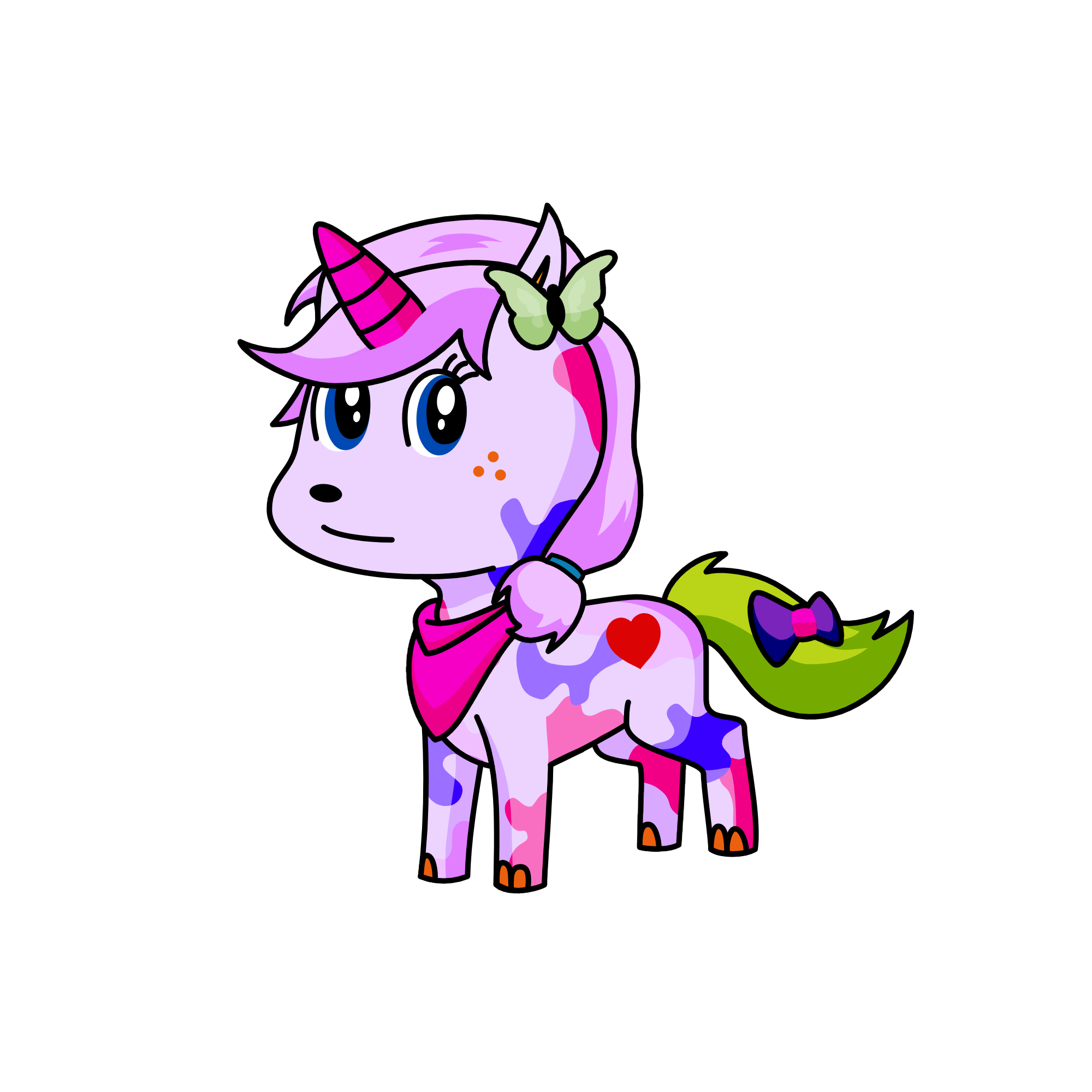 SPARKLES, the unicorn