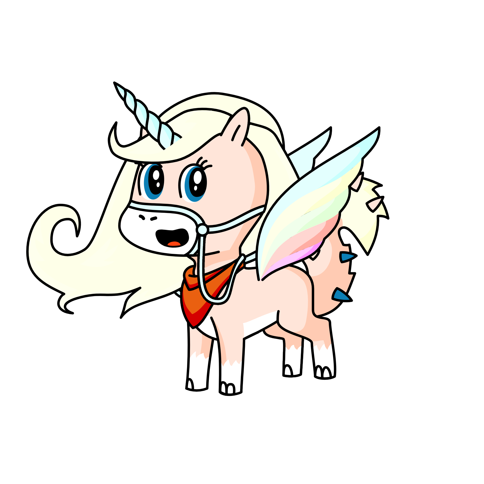 happy unsday hehe not unsday tusday! - by Sunshine the unicorn, the unicorn