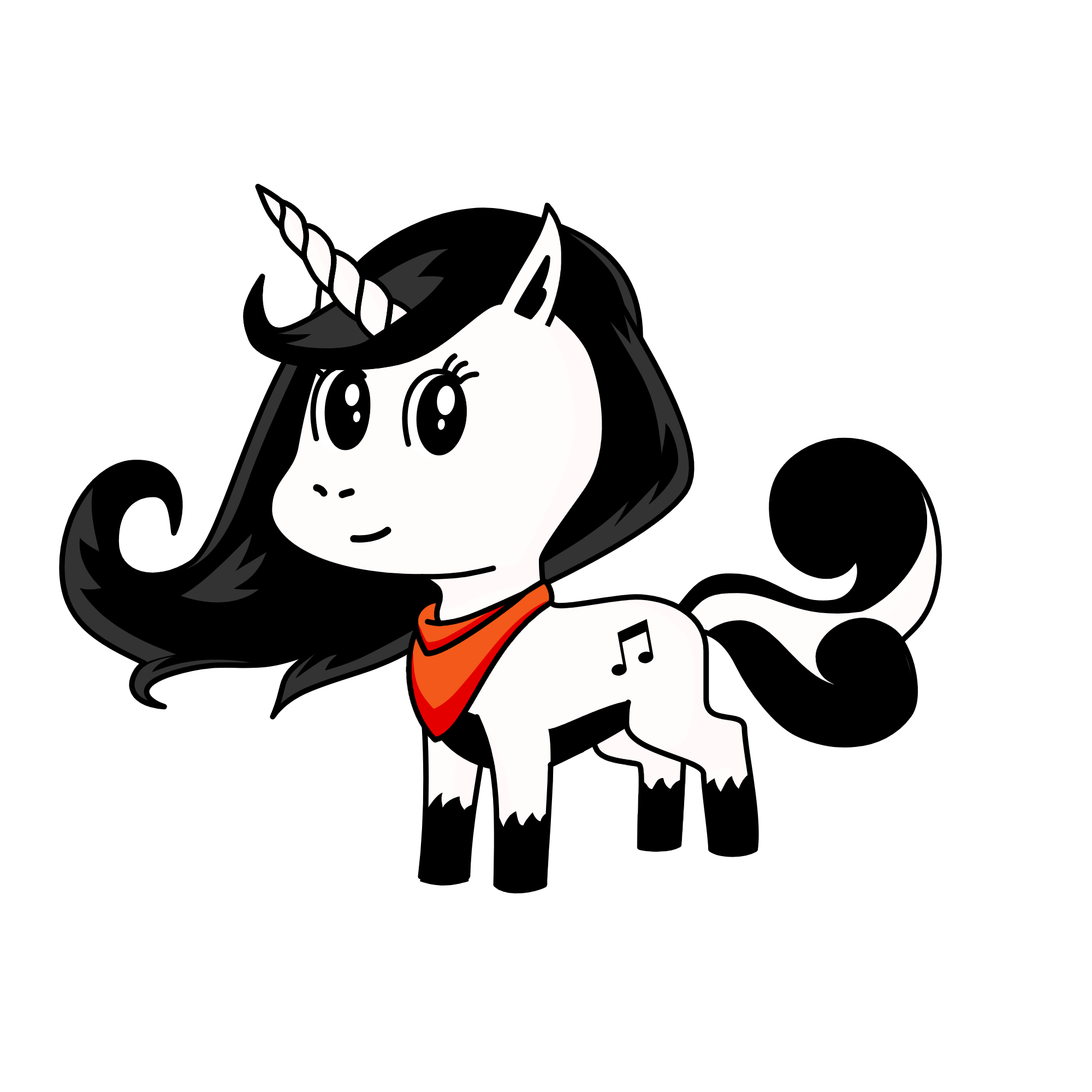 night sky, the unicorn