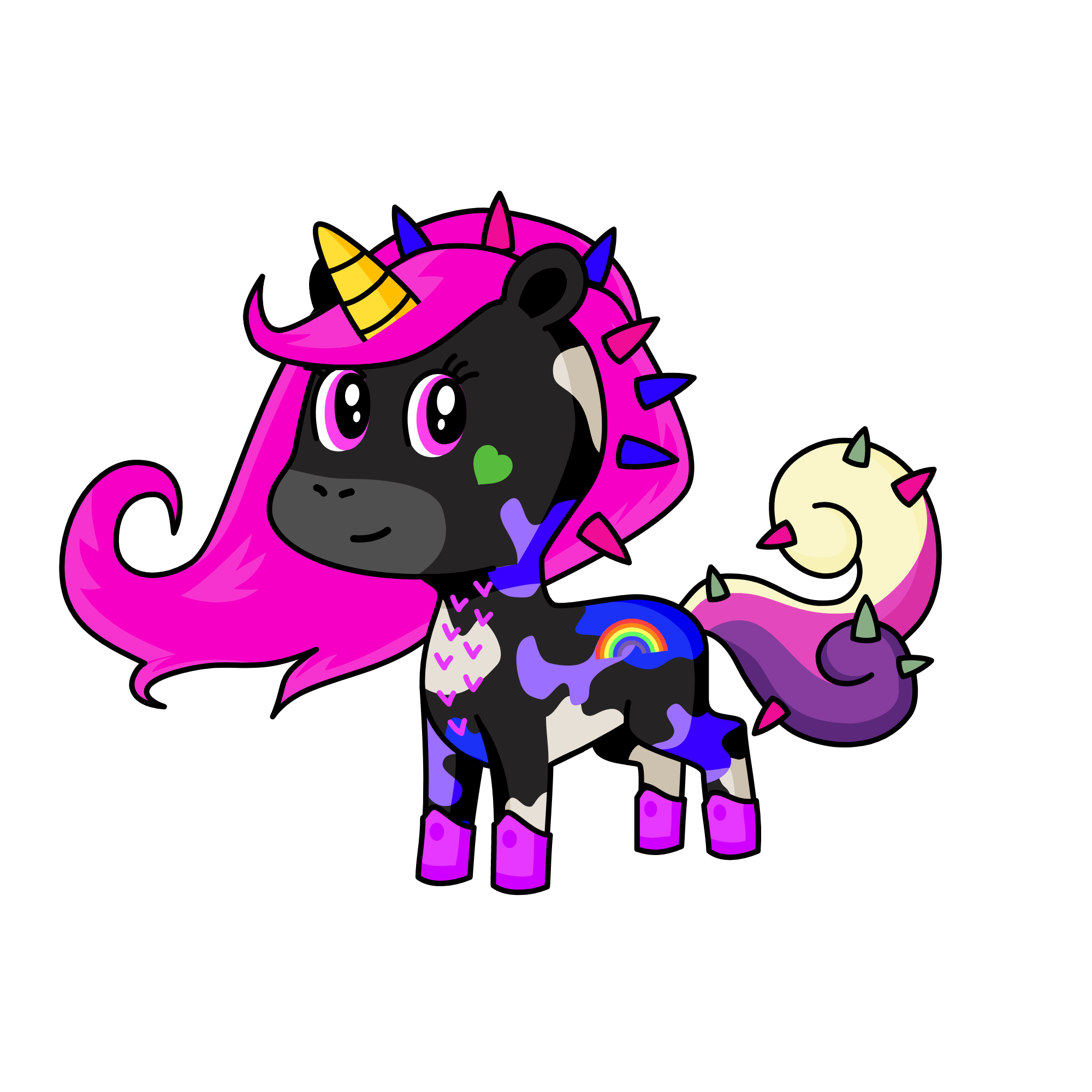 Cachetona, the unicorn