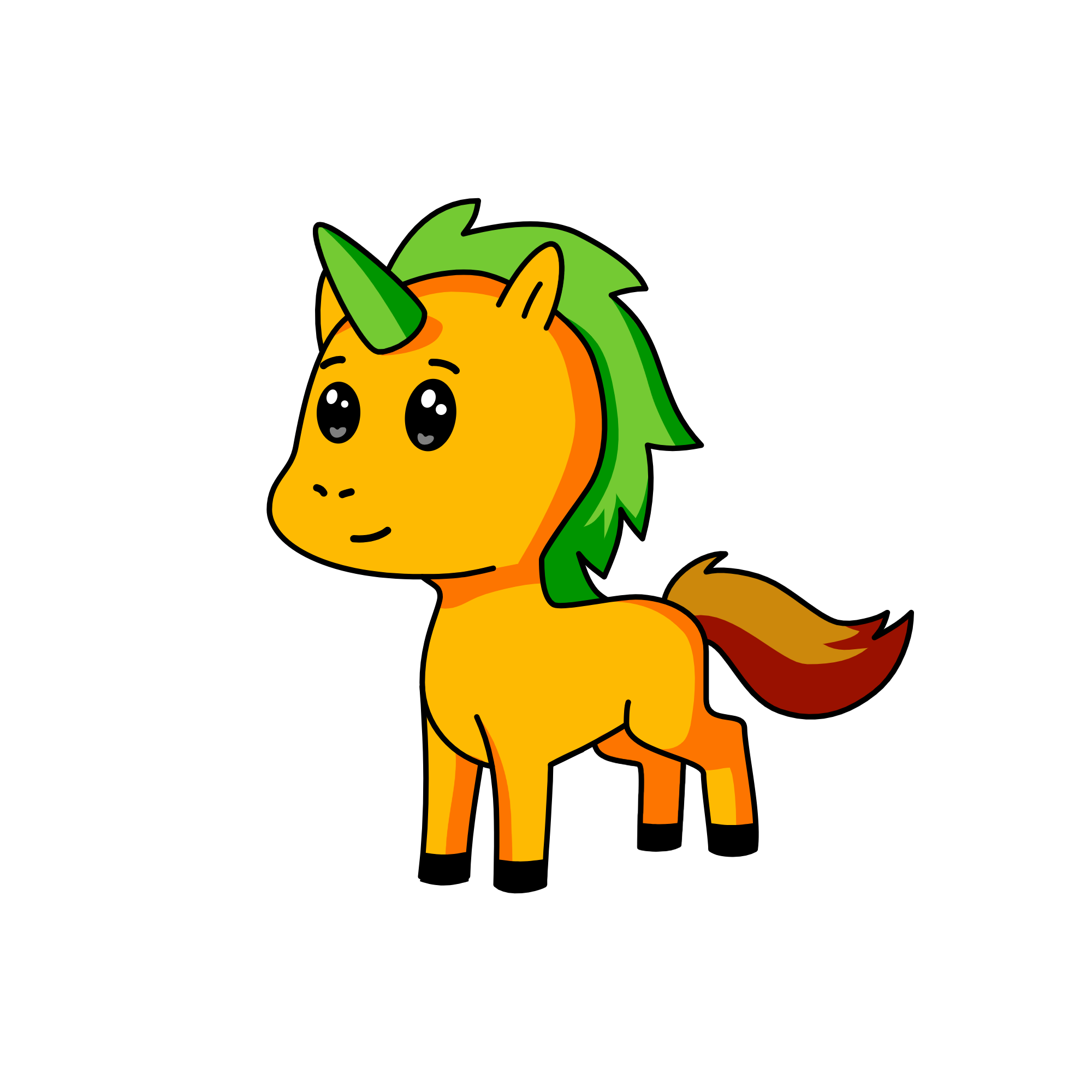 pumpy the pumpkin , the unicorn