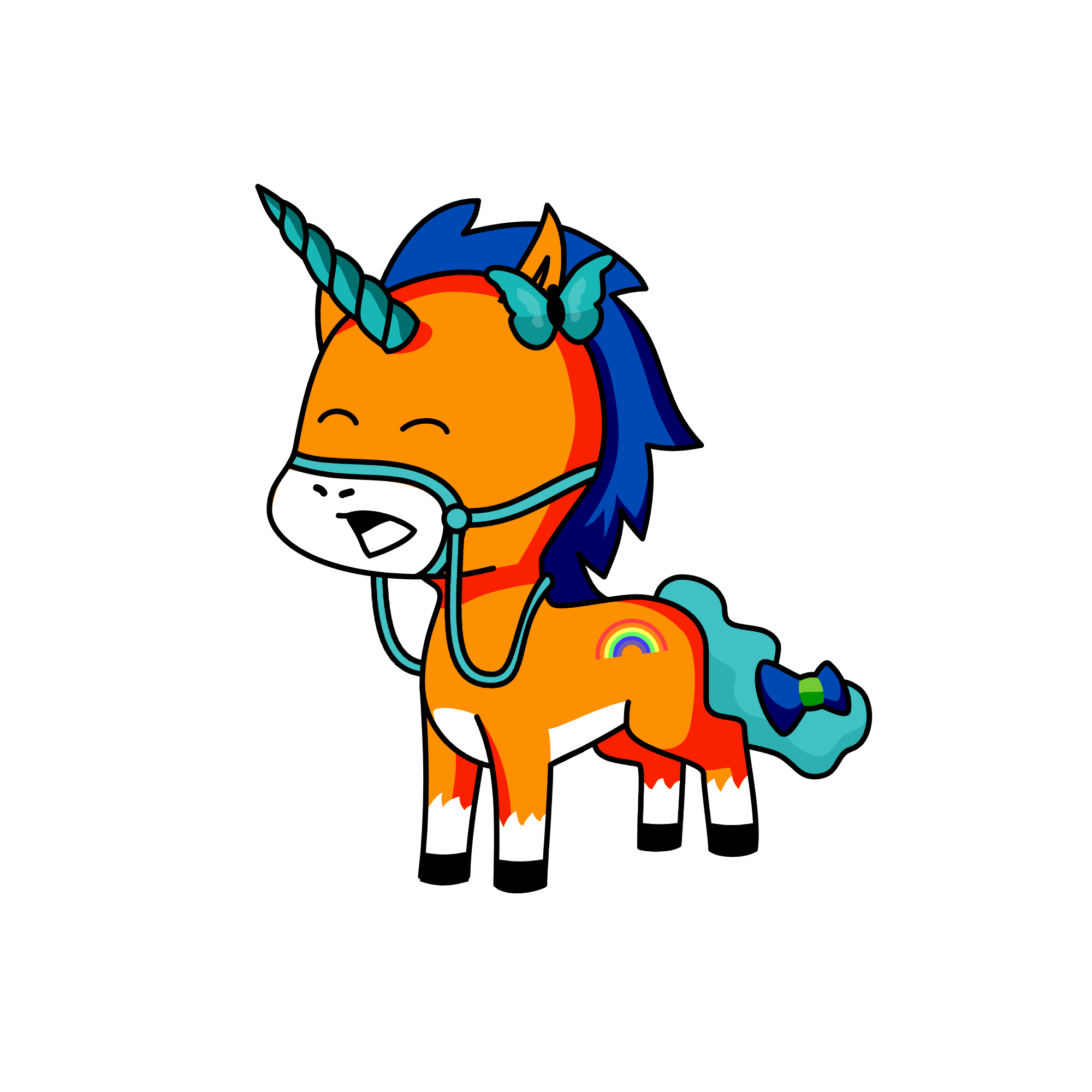 right, the unicorn