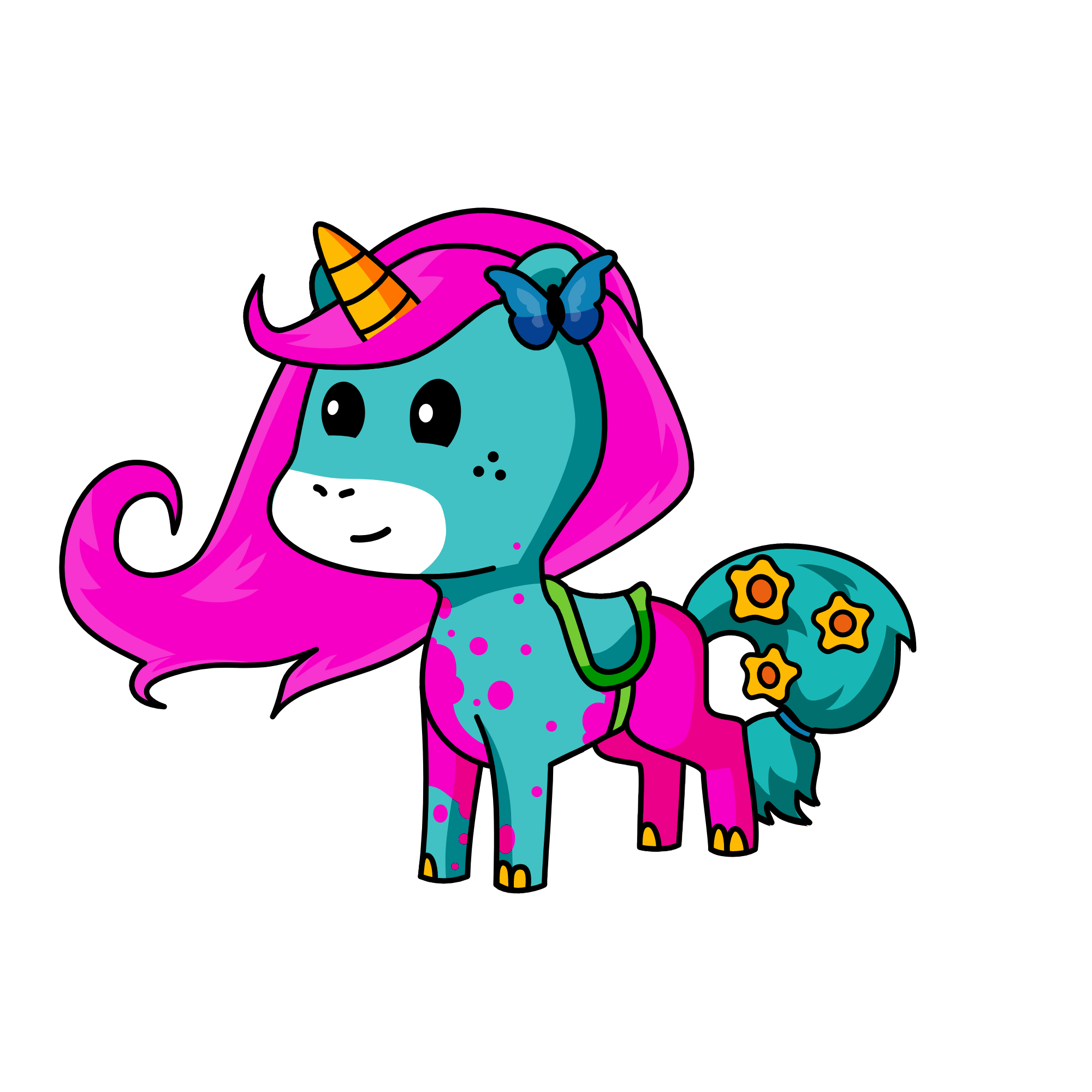 Dixie, the unicorn