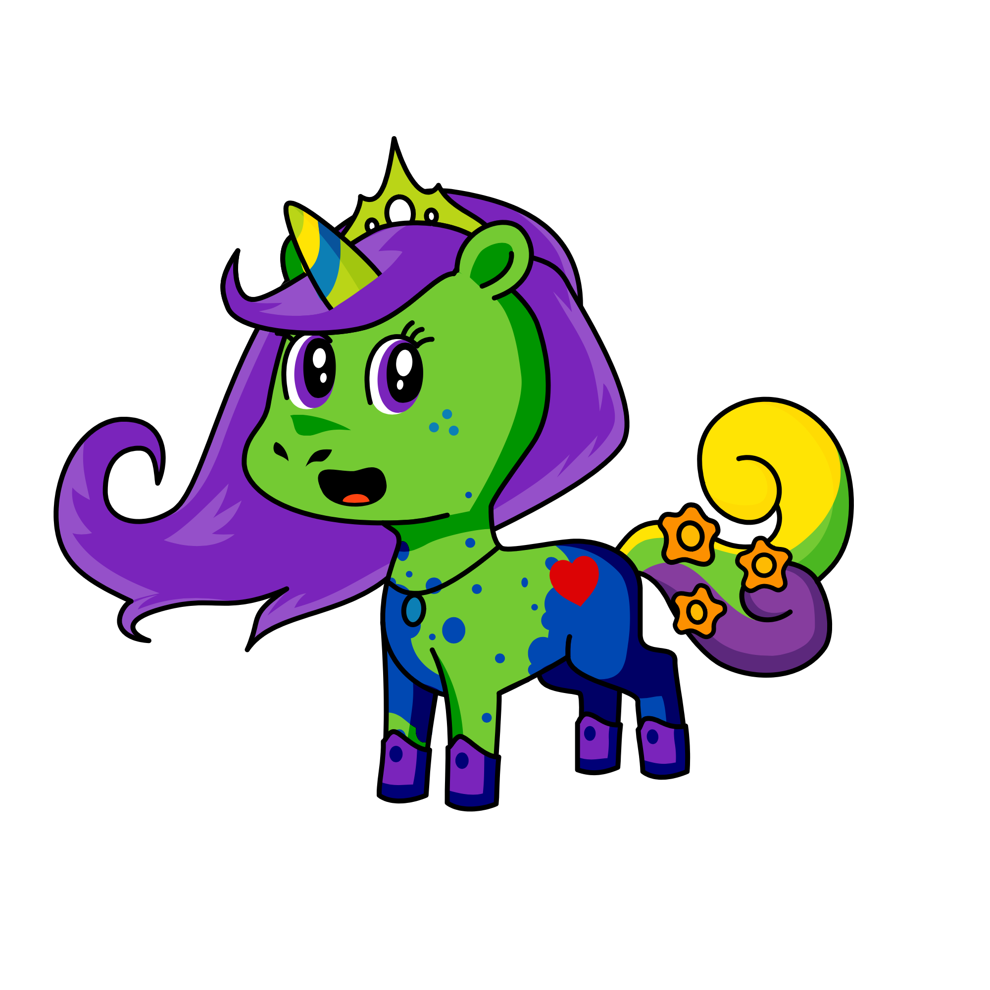 Blum., the unicorn