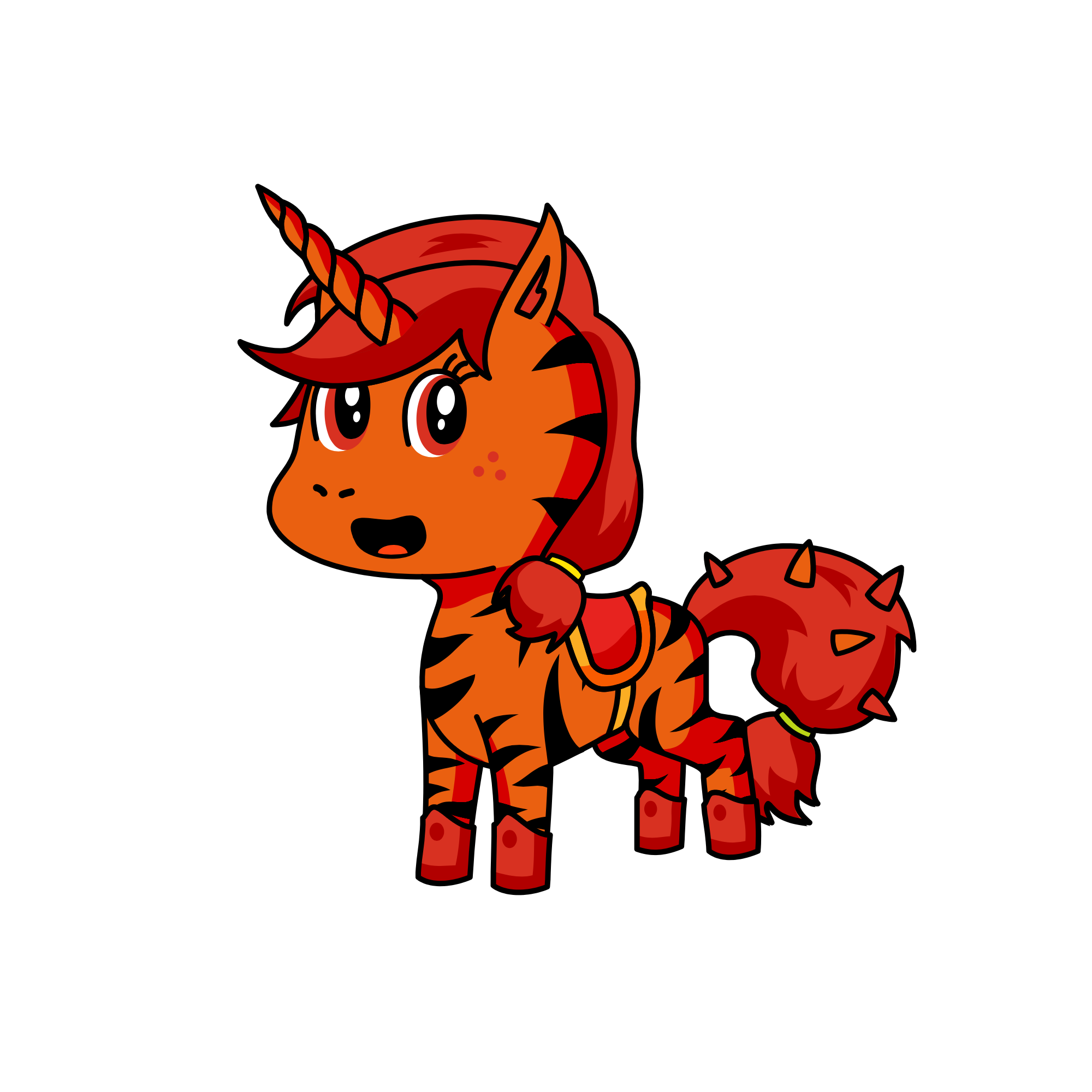 Roses , the unicorn