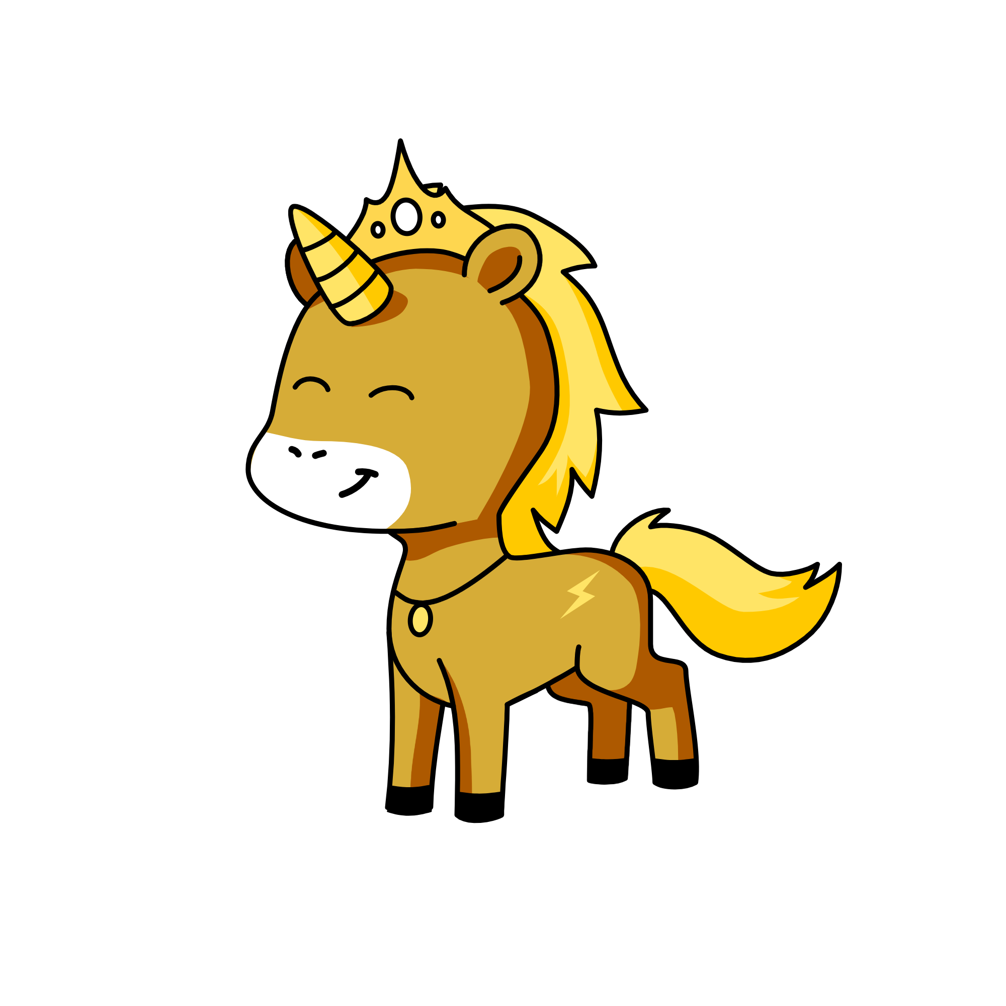 Sandy, the unicorn