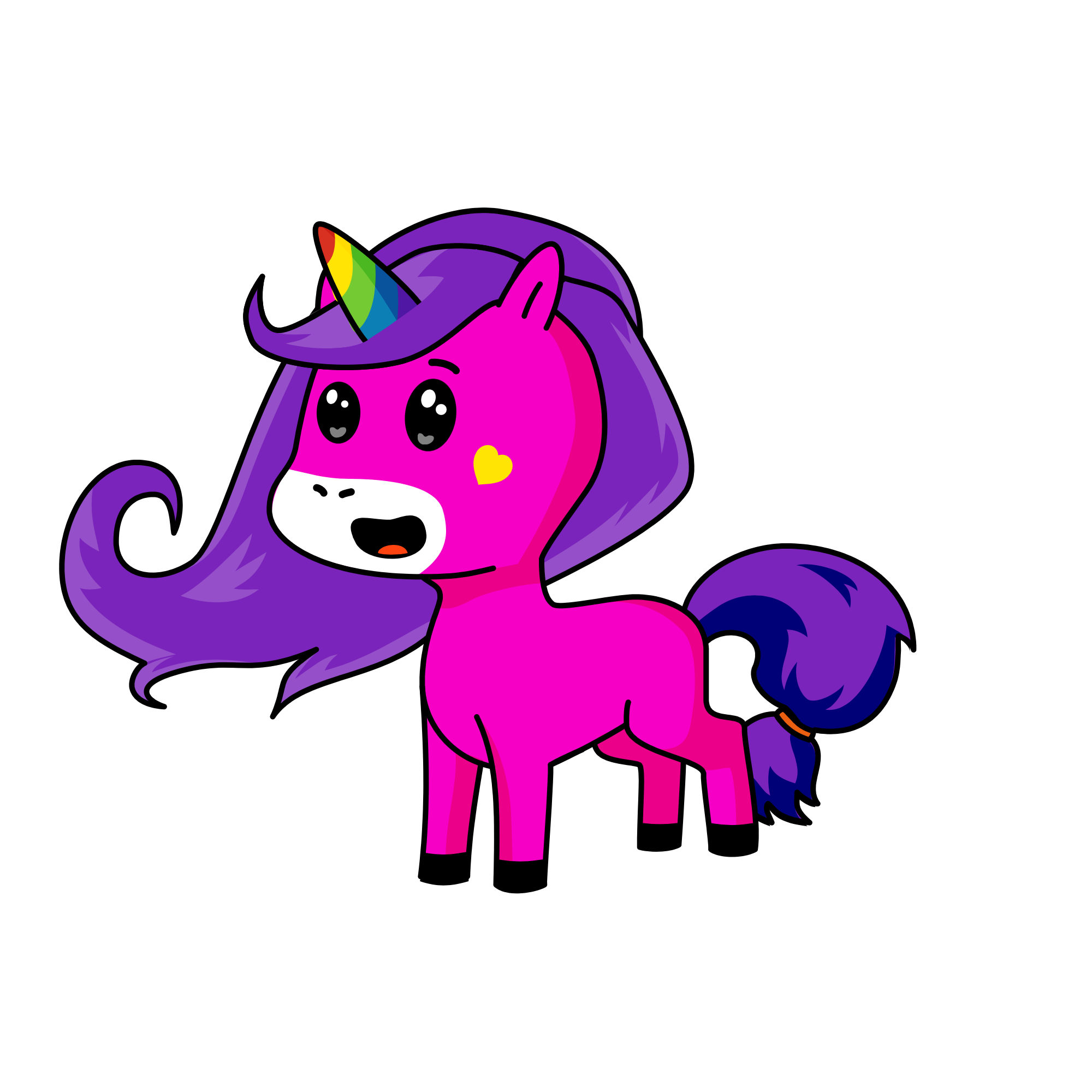 Great in bubblegum baby, the unicorn