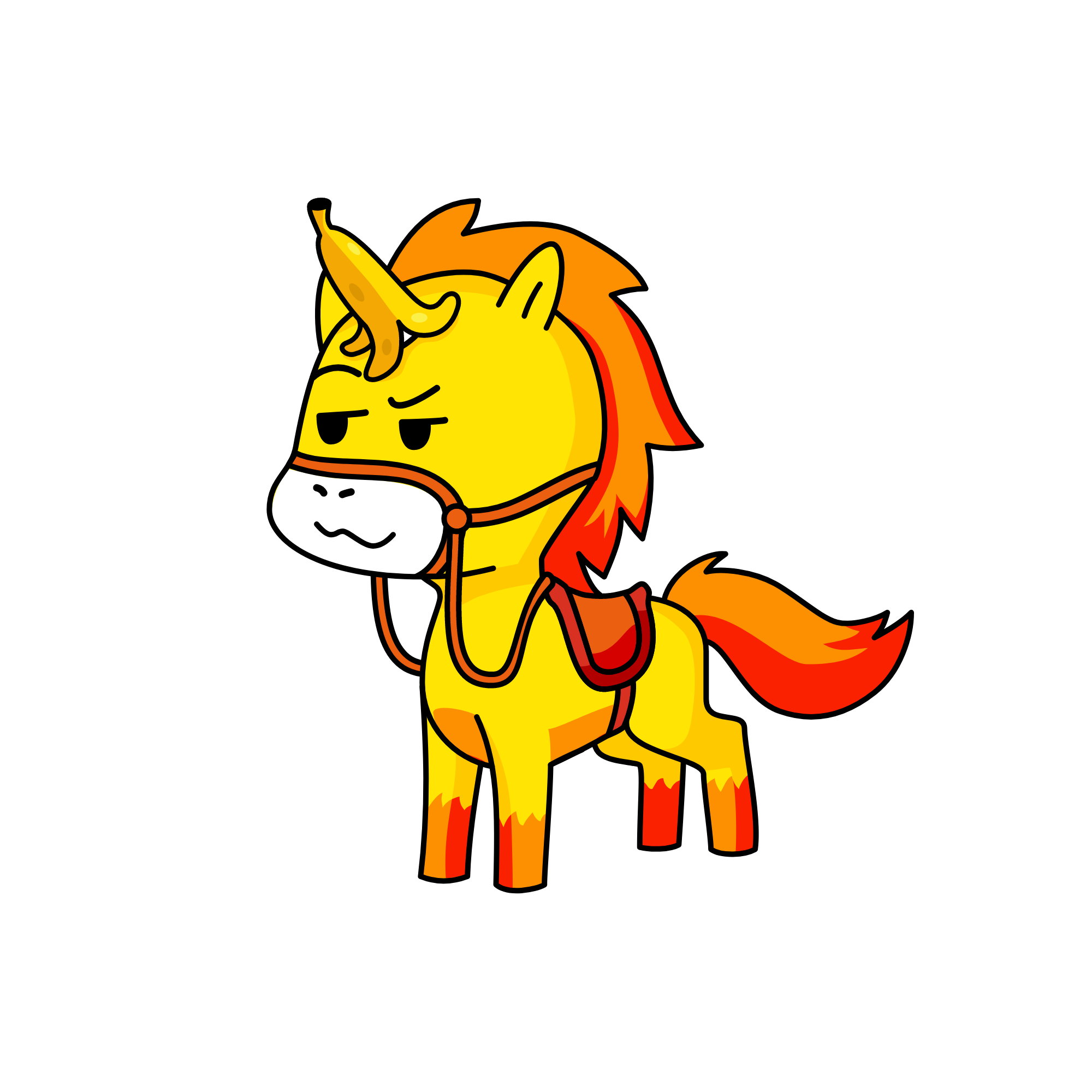 Sir Banana, the unicorn