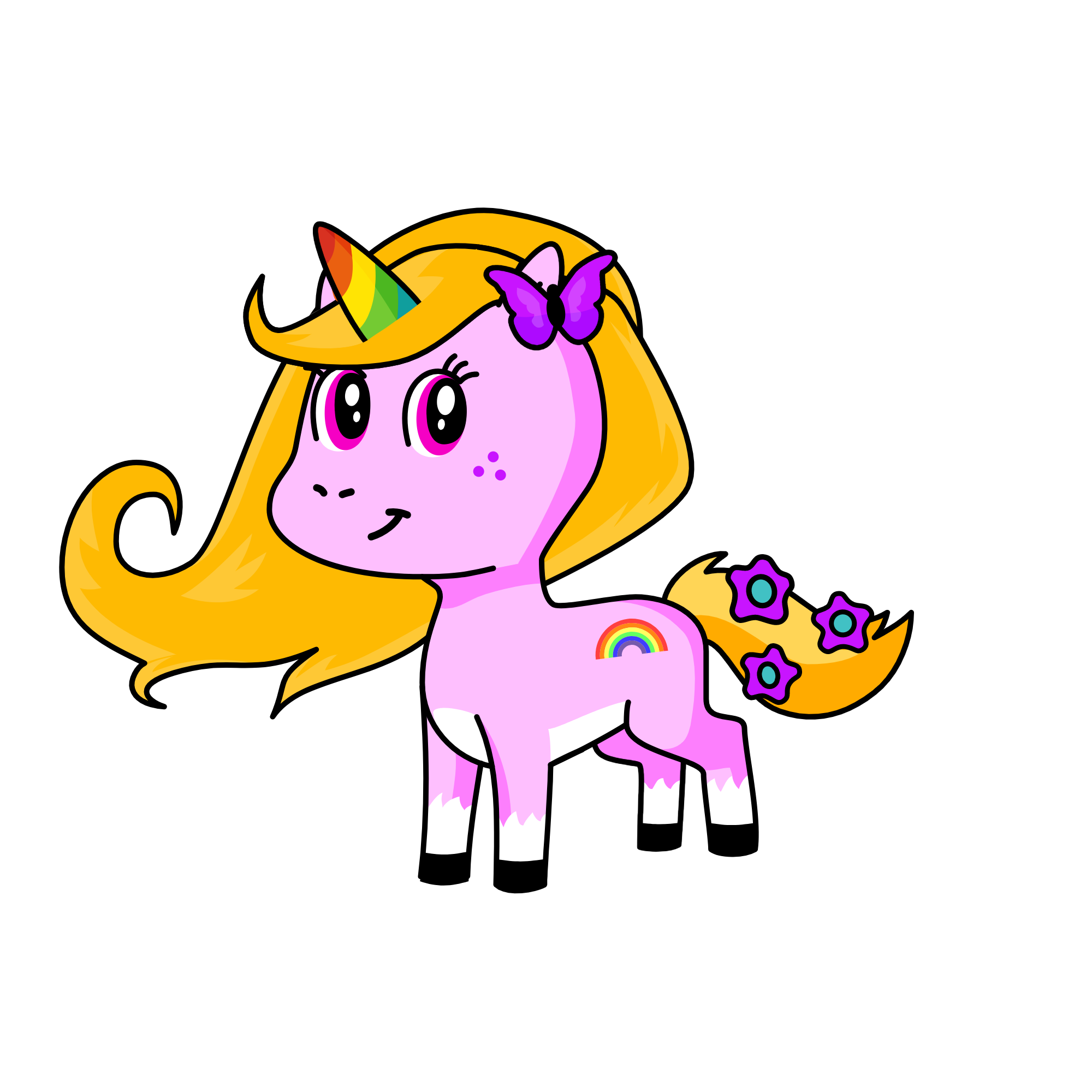 Buttercup, the unicorn