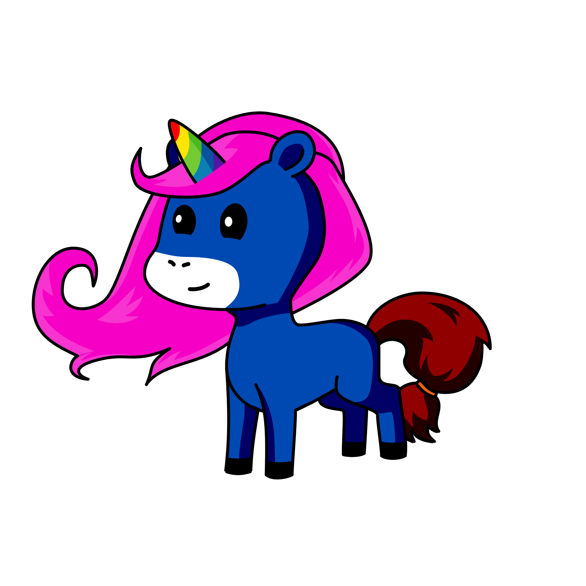 My name is ugly, the unicorn