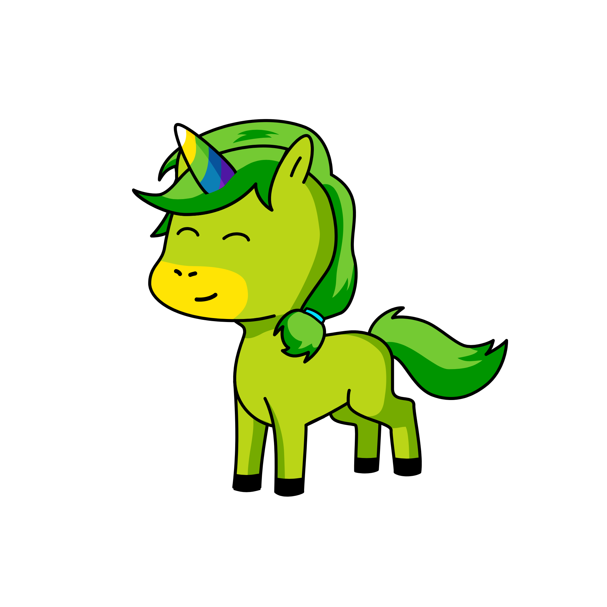 Buttercup, the unicorn