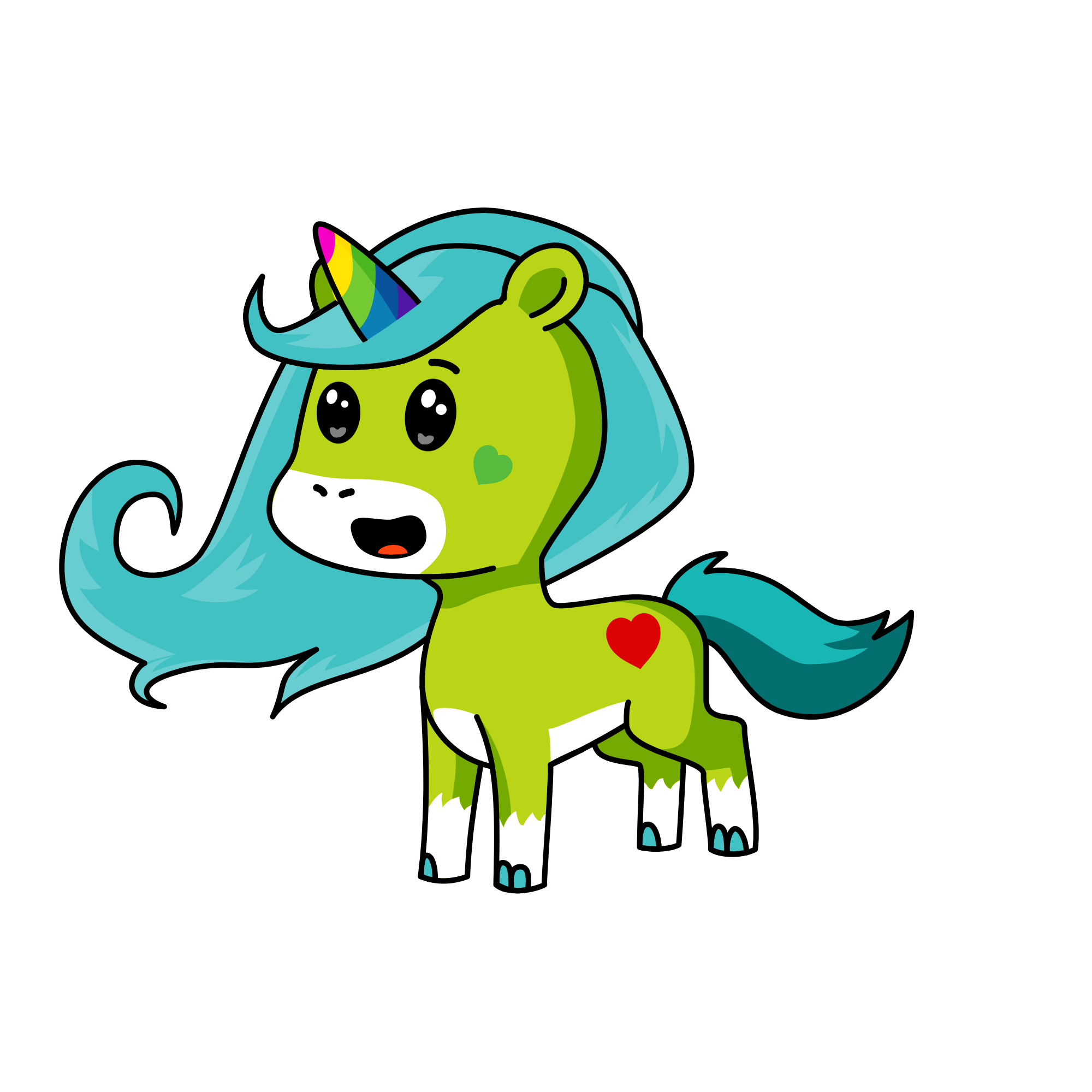 Princess applesauce, the unicorn