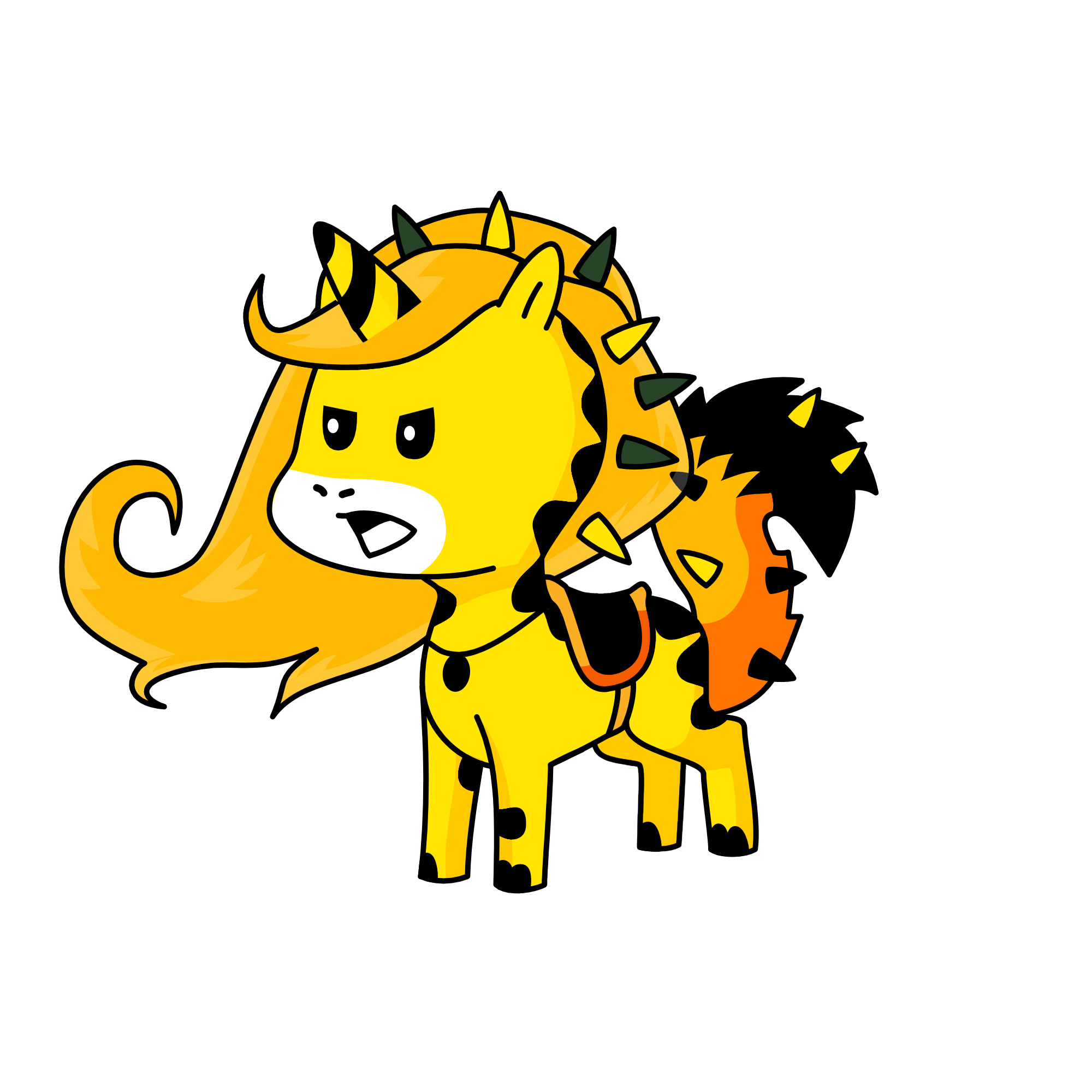 queenb corn, the unicorn
