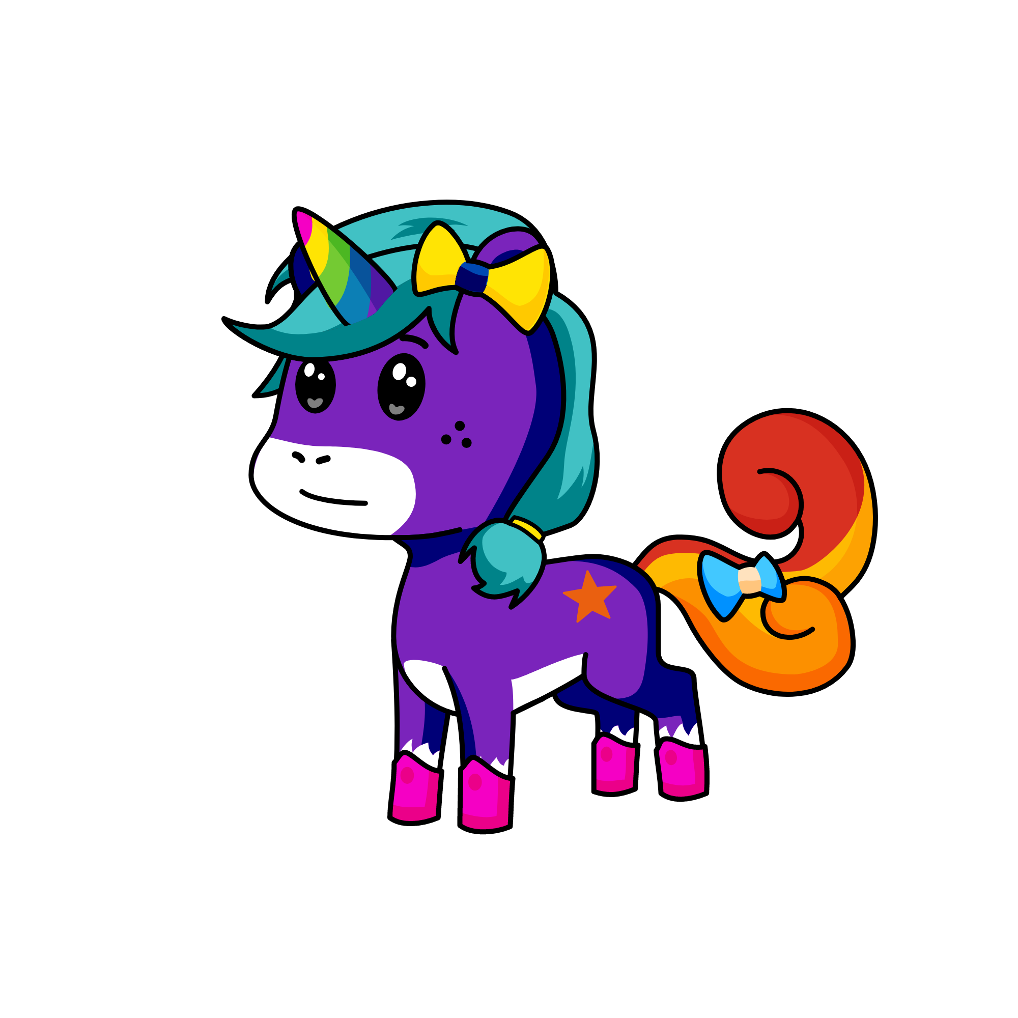 pile, the unicorn