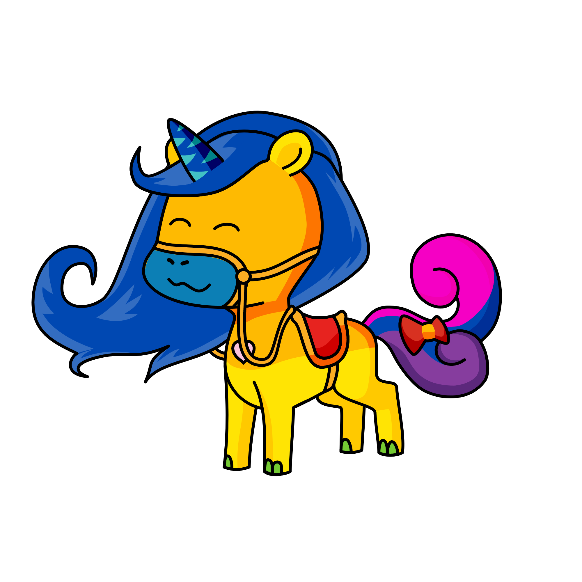 enter a name, the unicorn