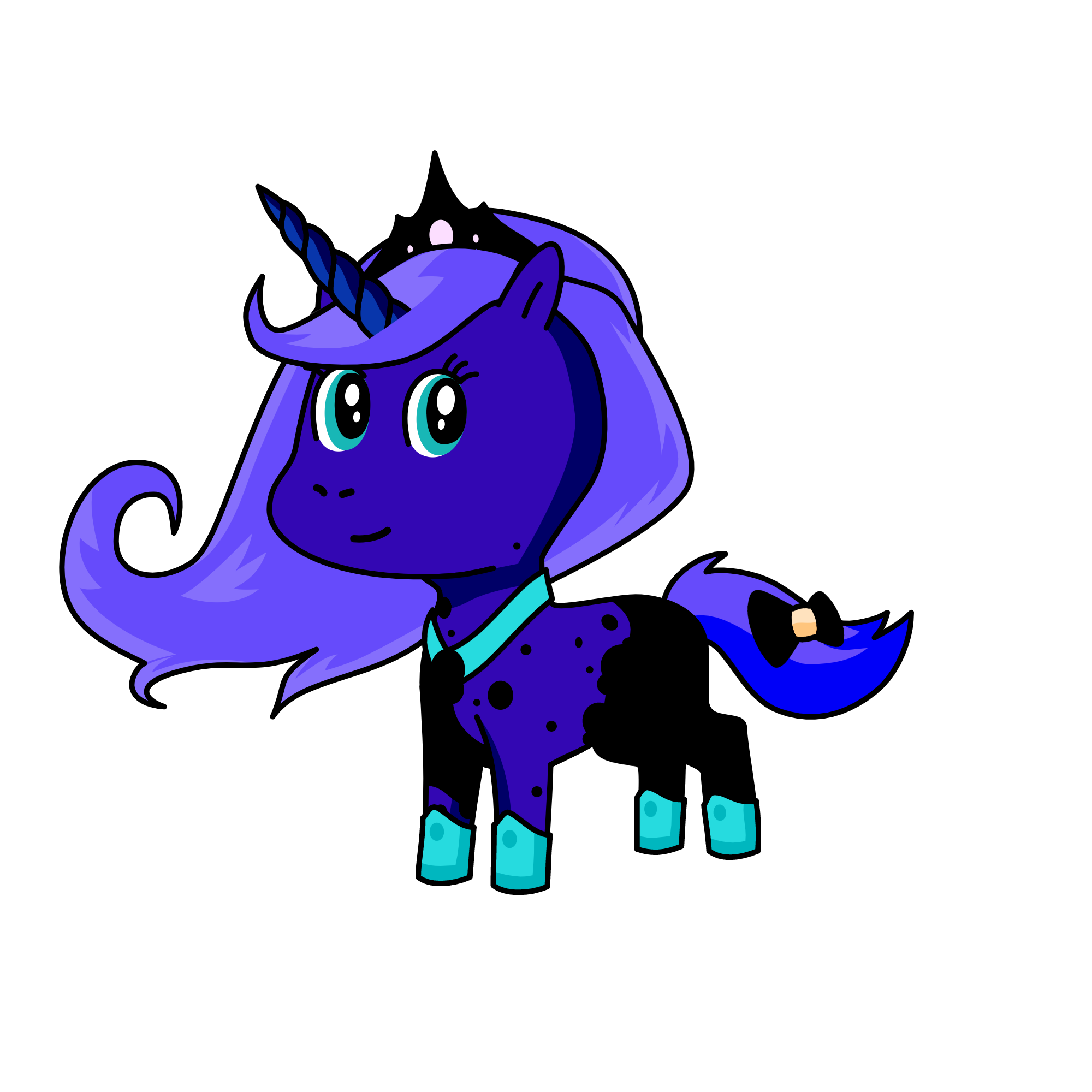 PRINCESS LUNA, the unicorn