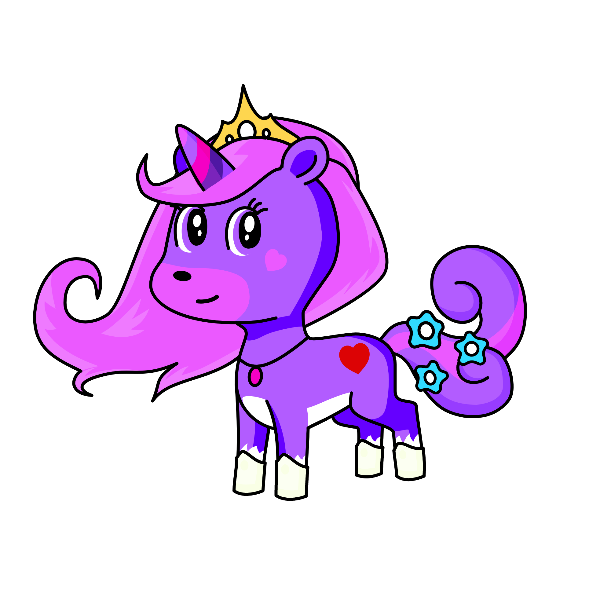 Princess Serine, the unicorn