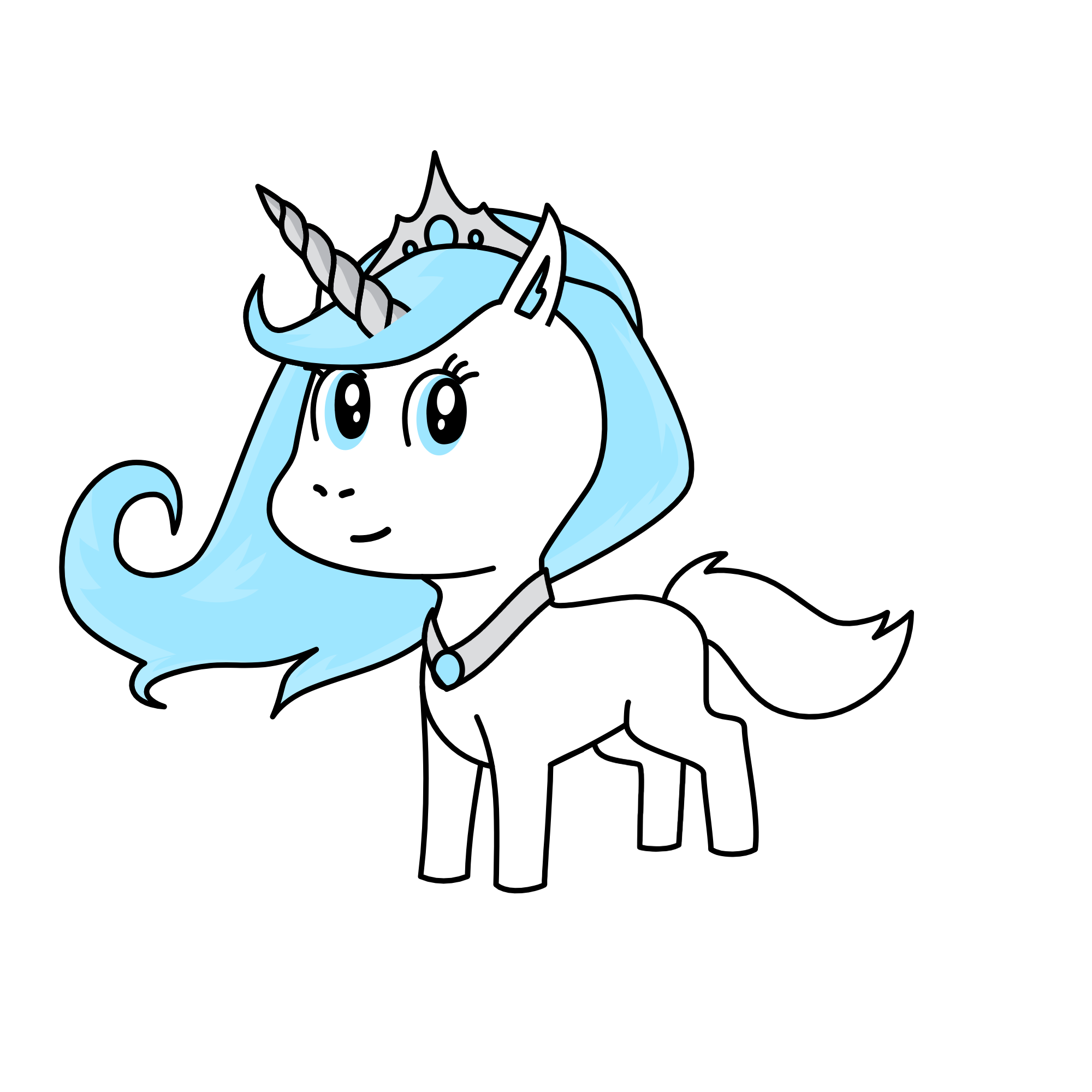 Crystal, the unicorn