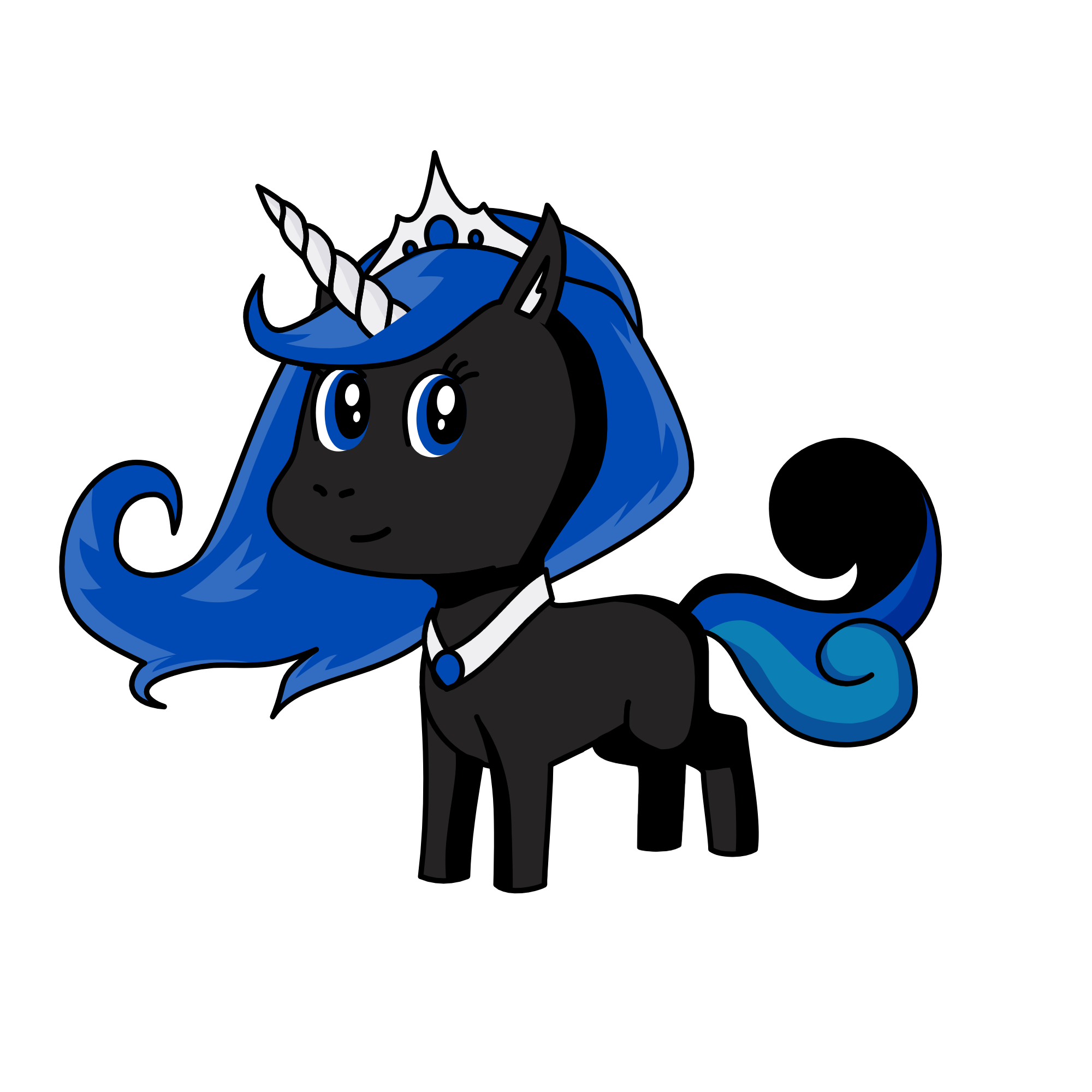 Moonlight, the unicorn