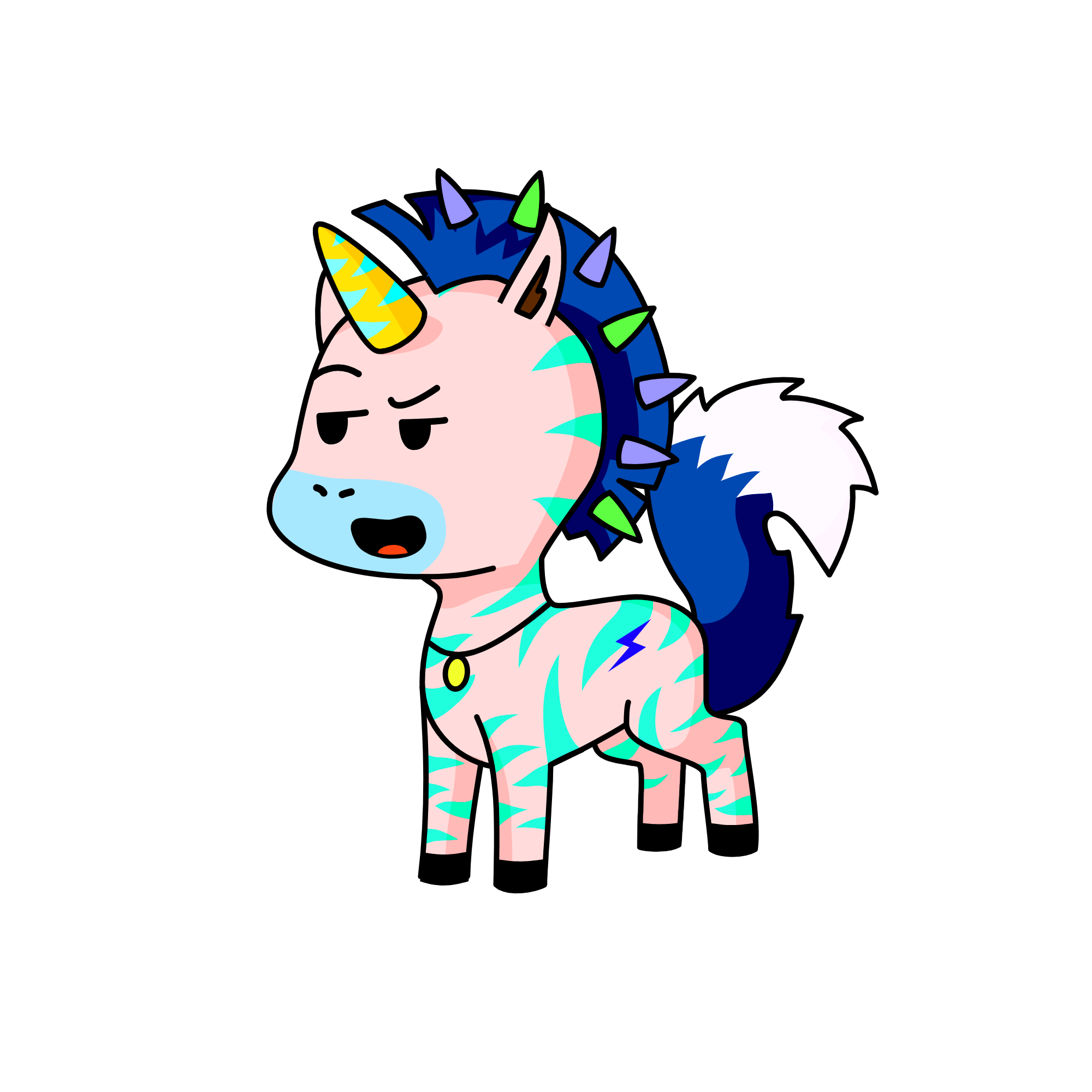 Spike, the unicorn