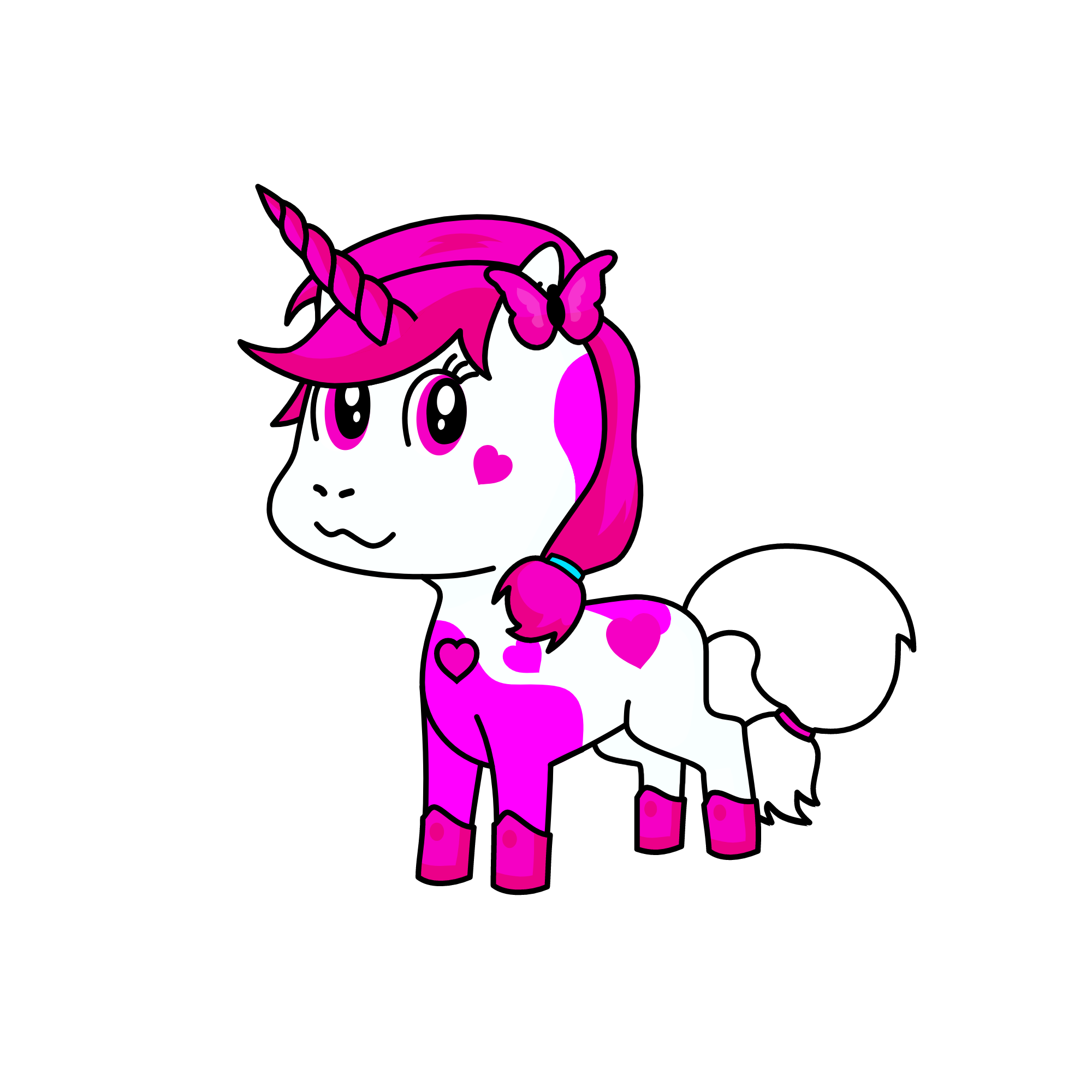 Pinkie, the unicorn