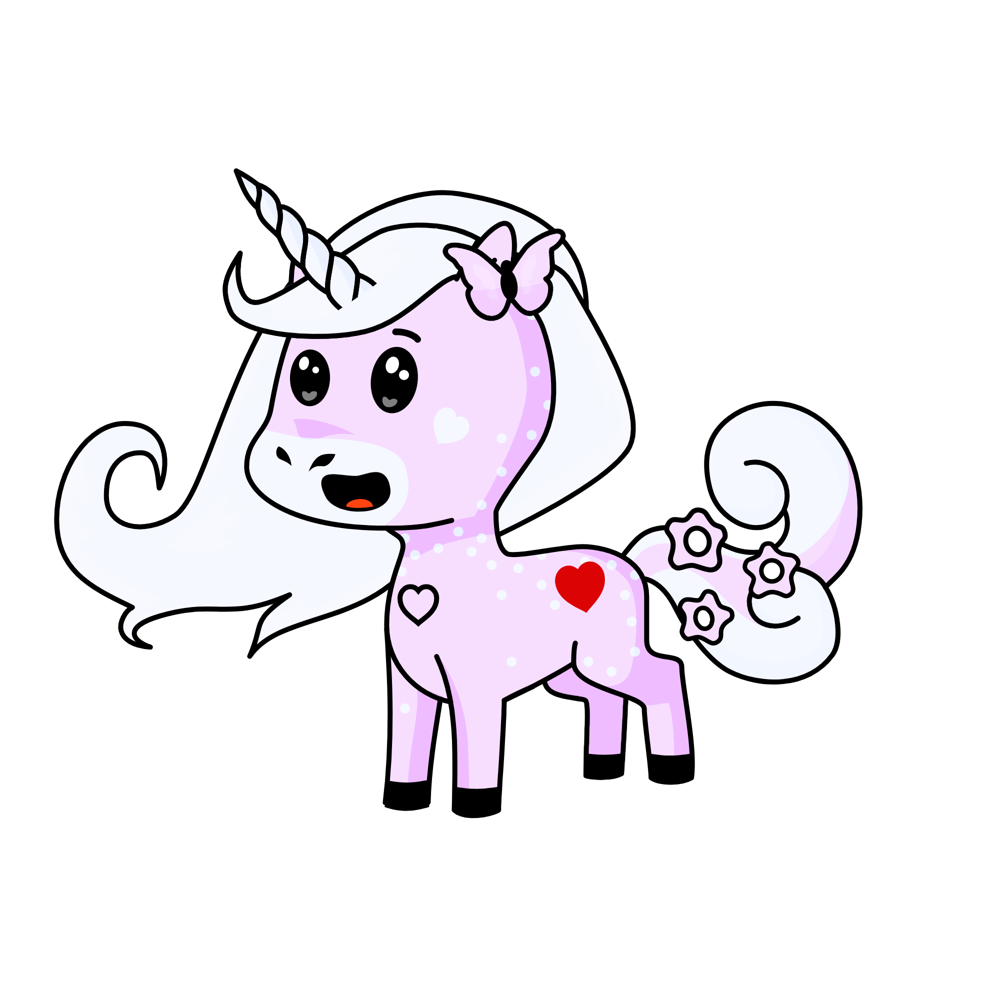 Snowie cutie, the unicorn