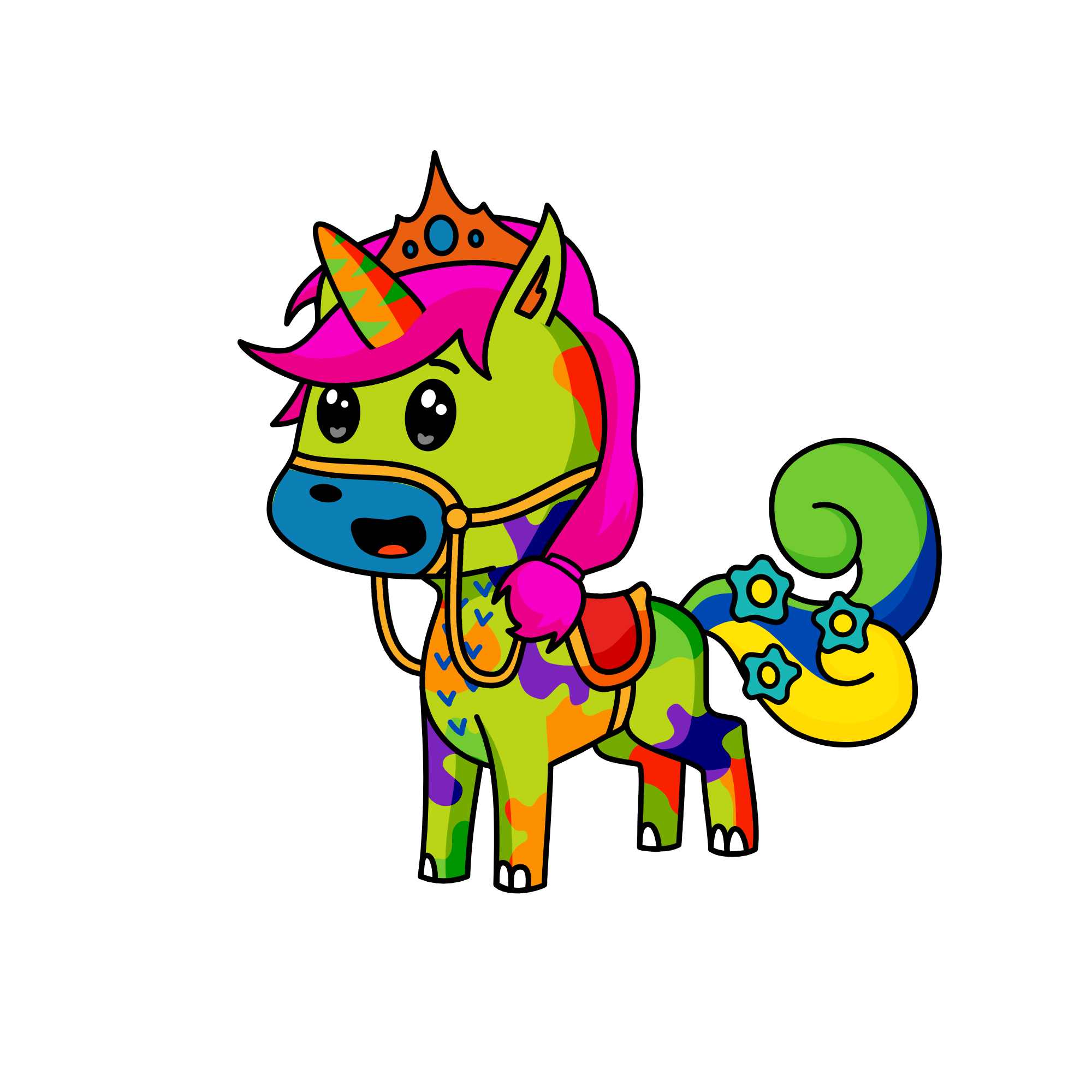 Crazy, the unicorn