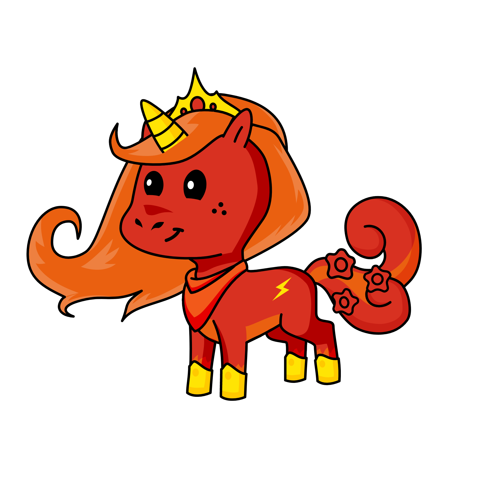 Amber, the unicorn